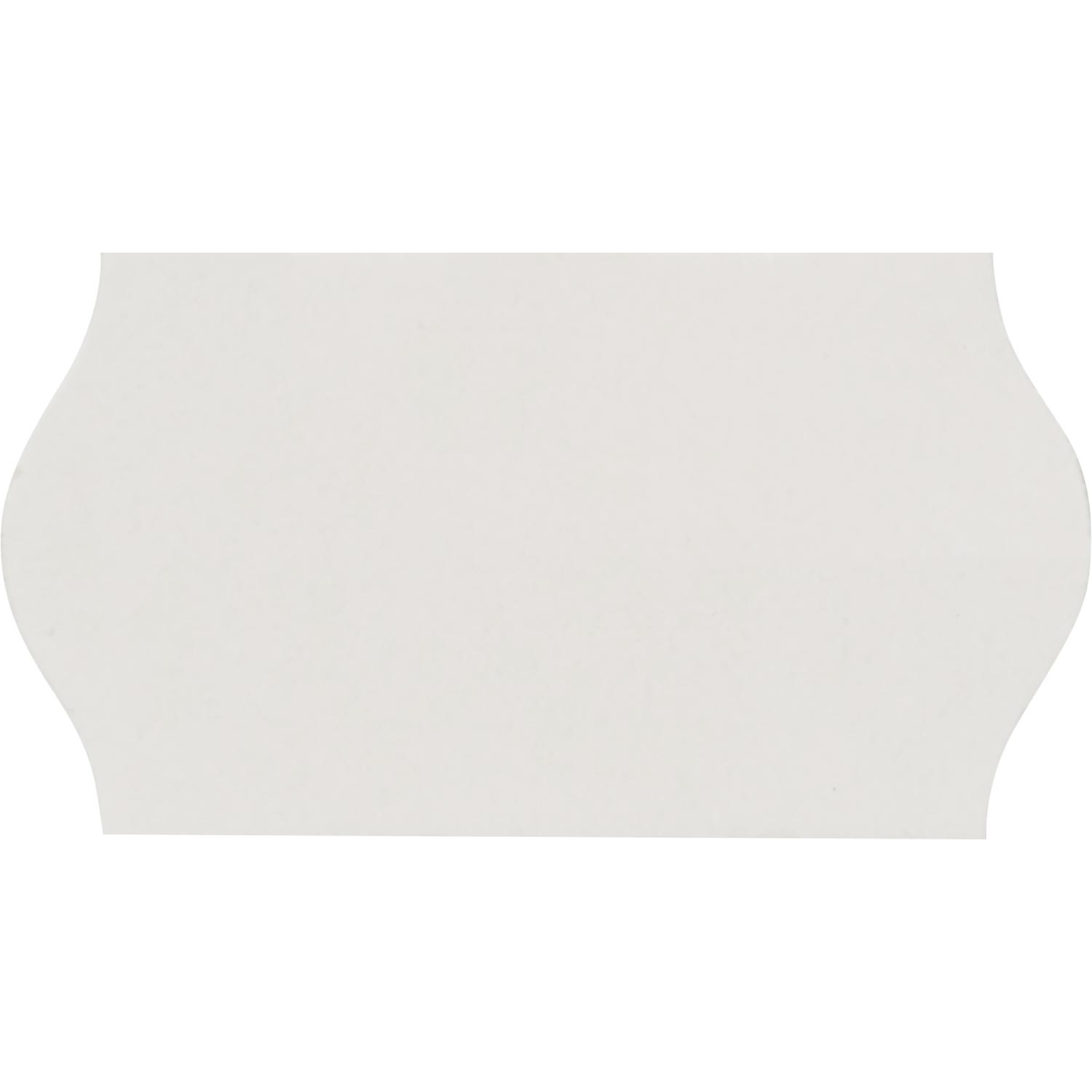 Этикет-лента 22х12 белая волна 1000шт/рул 10рул/уп - фото 2