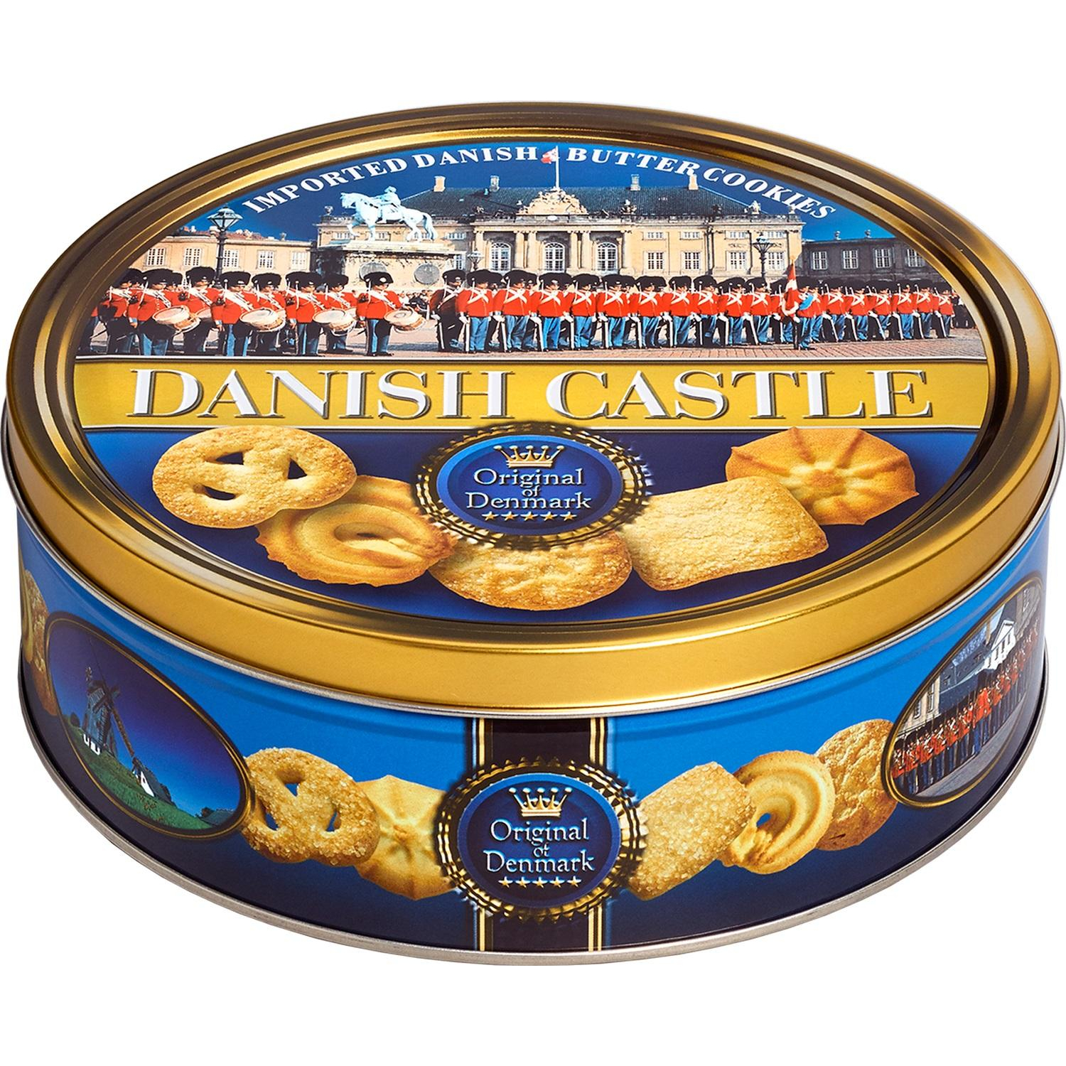 Печенье сдобное Bisquini Замки Дании ж/б, 454г - фото 2
