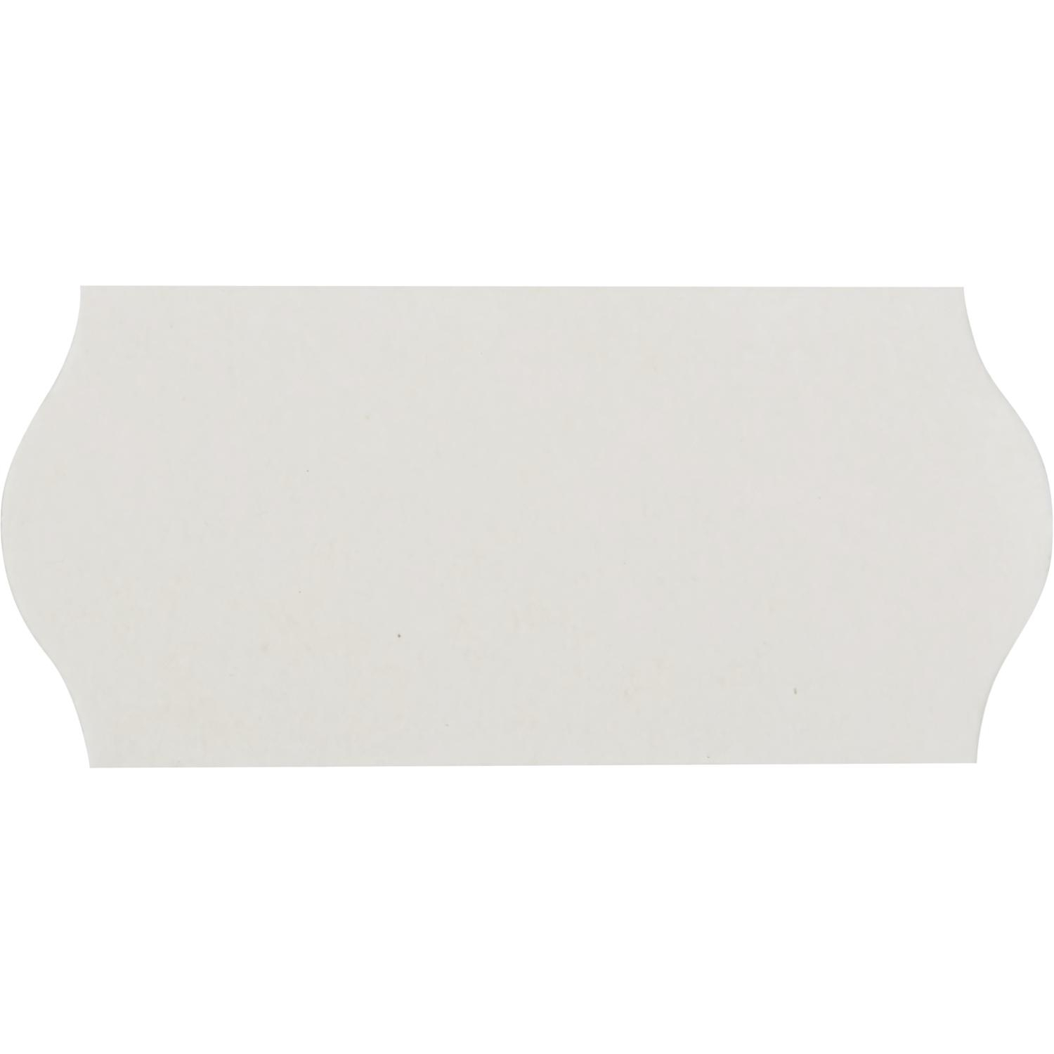 Этикет-лента 26х12 белая волна 1000шт/рул 10рул/уп Этикет-лента 26х12 белая волна 1000шт/рул 10рул/уп - фото 2