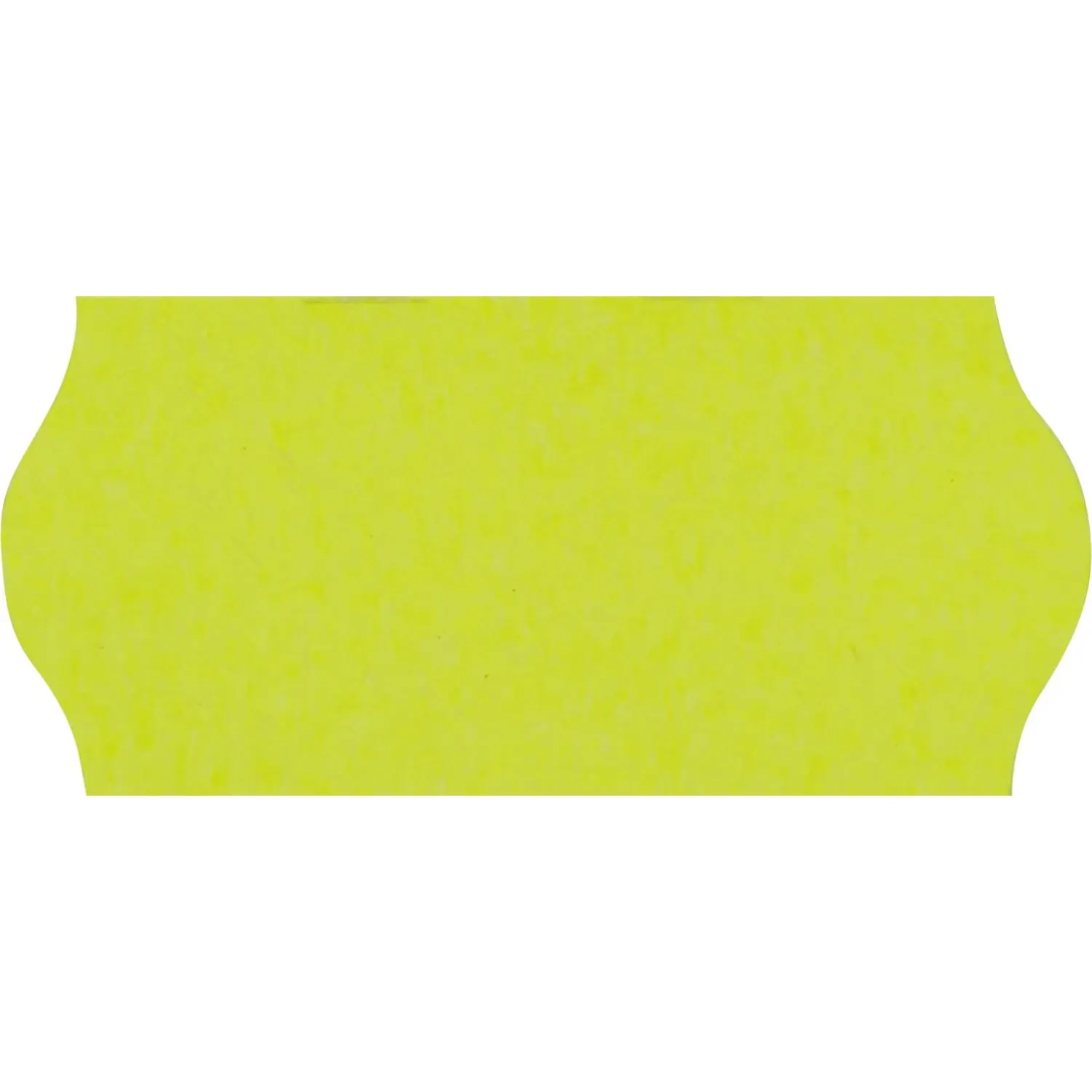 Этикет-лента 26х12 желт волна 1000шт/рул 10рул/уп - фото 2