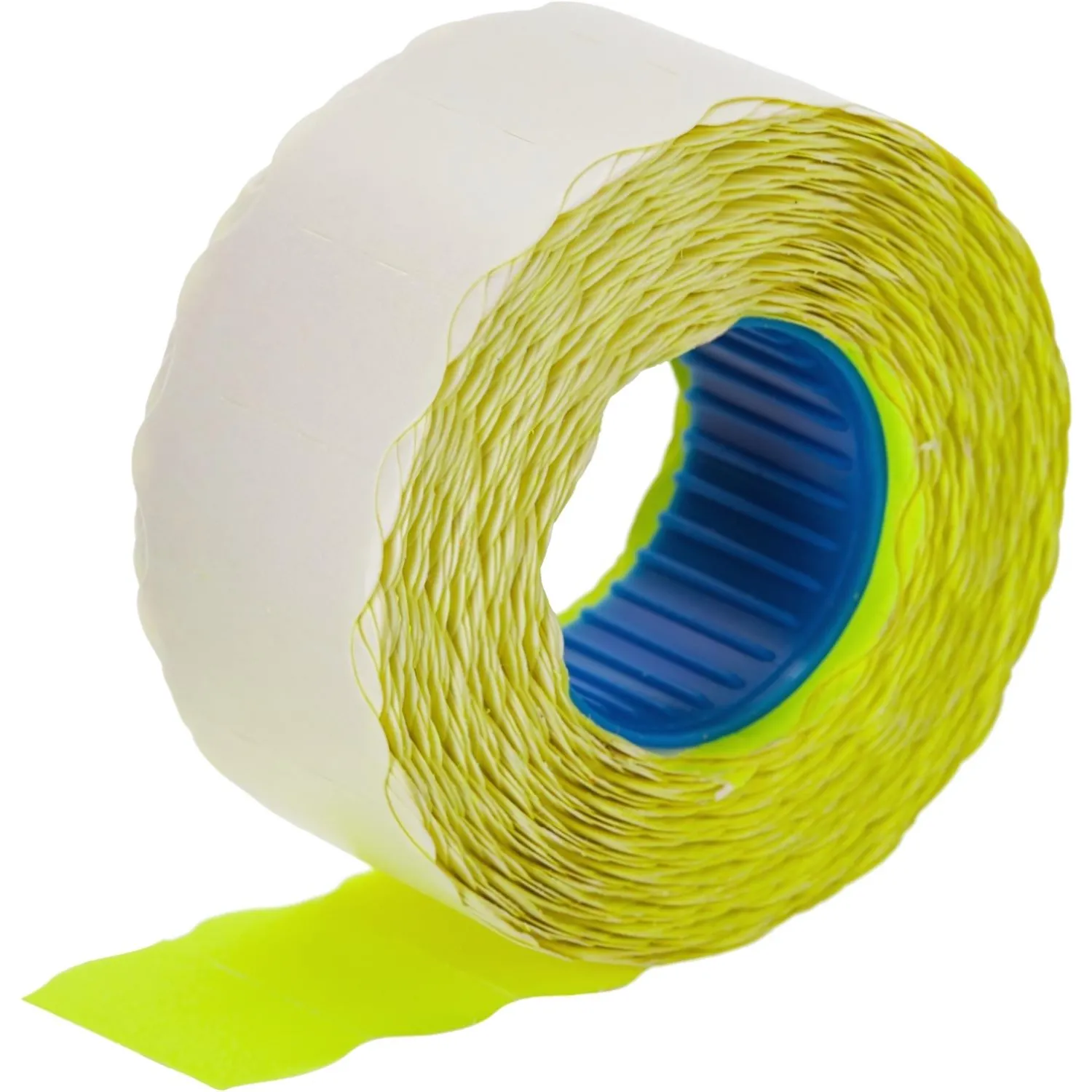 Этикет-лента 26х12 желт волна 1000шт/рул 10рул/уп - фото 4