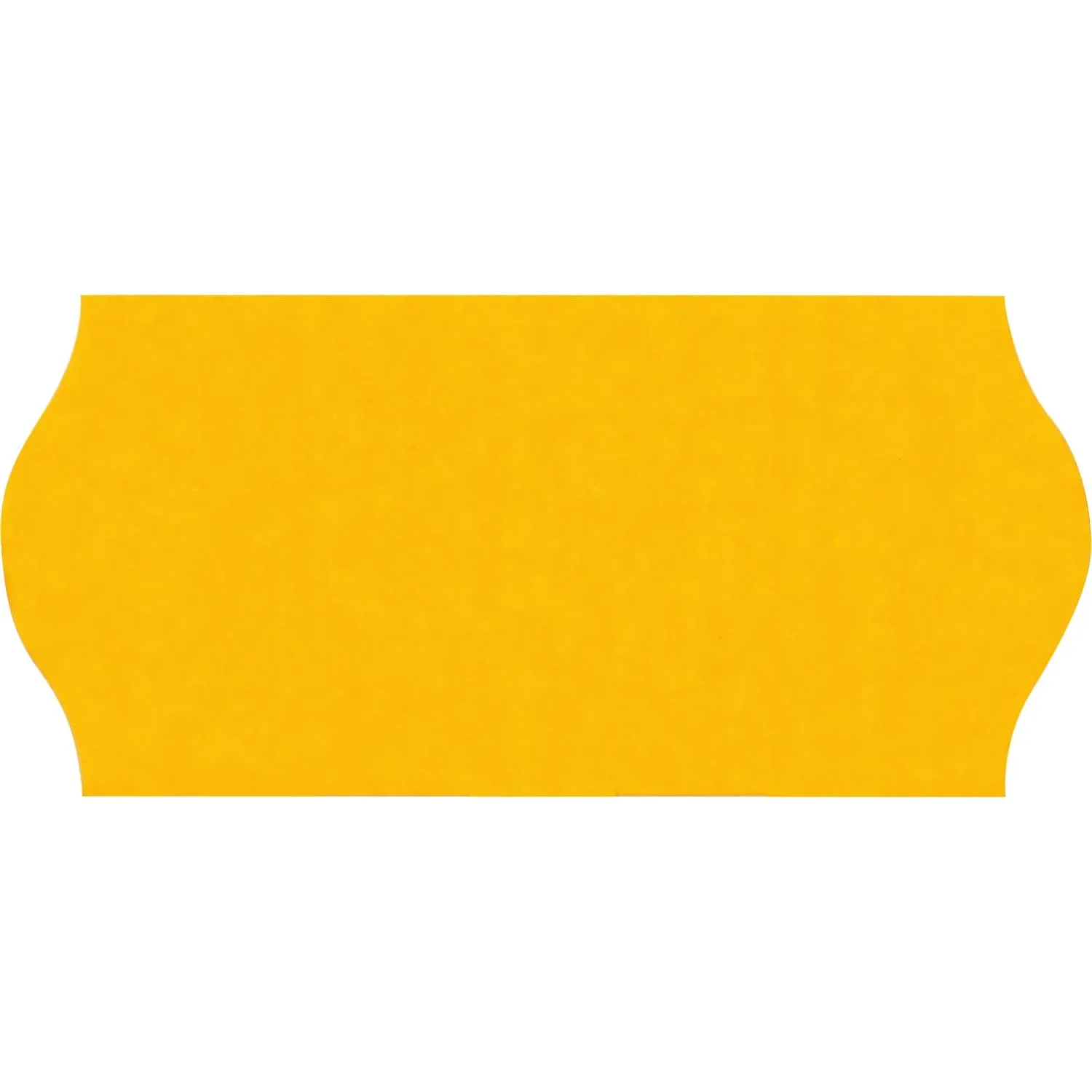 Этикет-лента 26х12 оранж волна 1000шт/рул 10рул/уп - фото 2