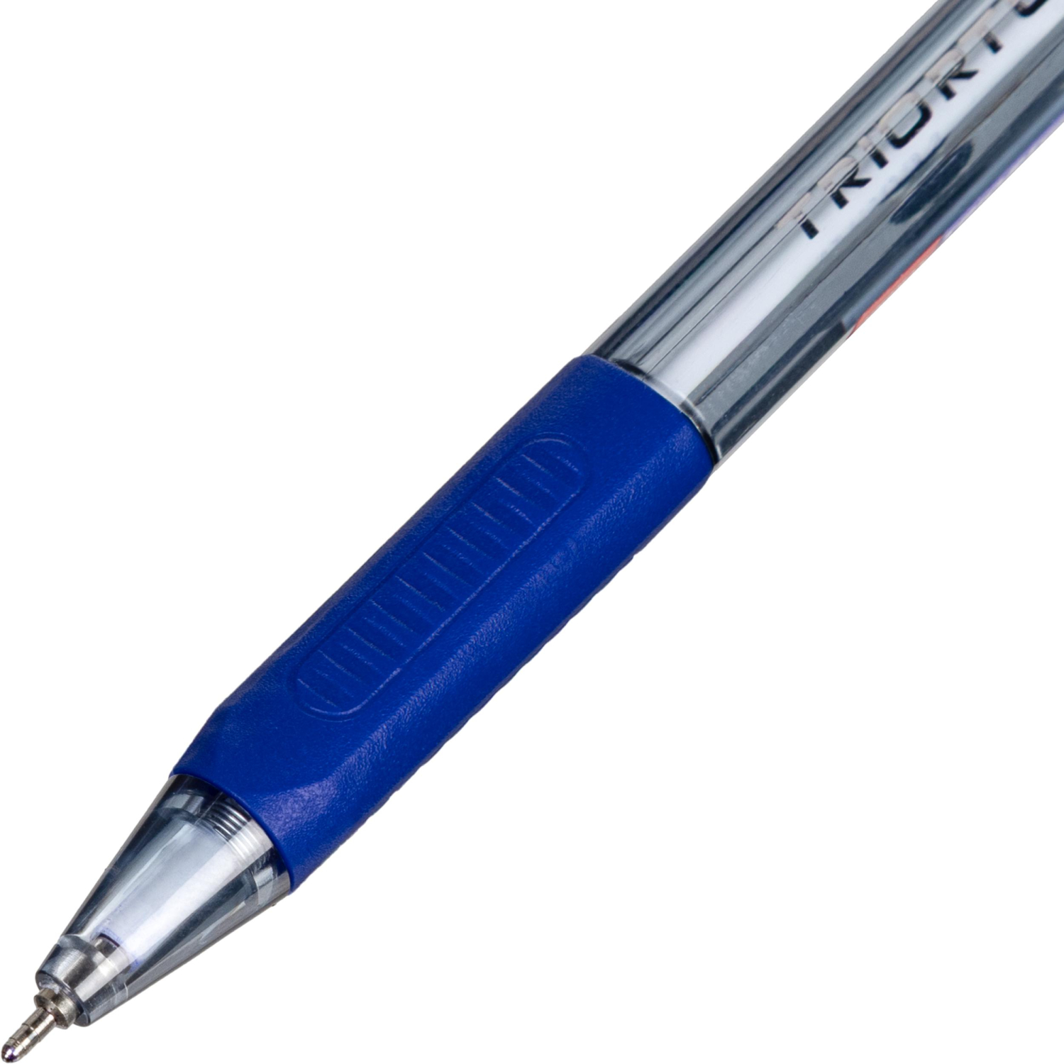 Ручка шариковая автомат. Unomax/Unimax GlideTrioRTGPSteelсин,масл,ман - фото 3