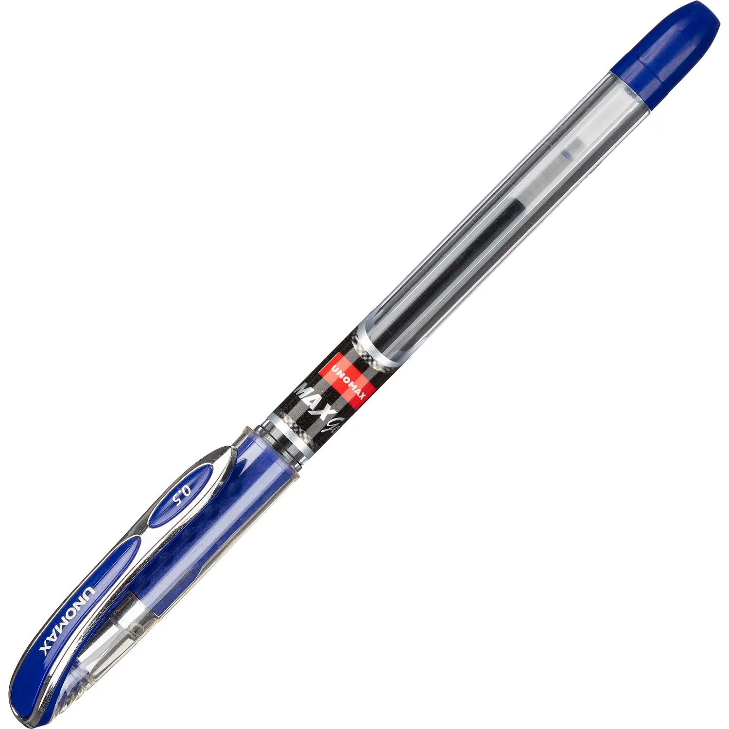 Ручка гелевая неавтомат. Unomax/Unimax Max Gel 0,5мм, син,манж - фото 3