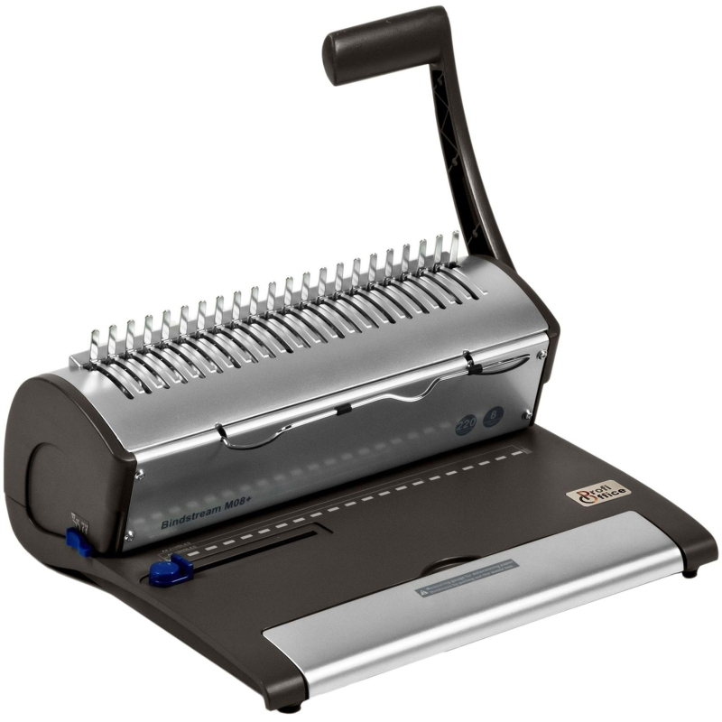 Брошюровщик ProfiOffice Bindstream M08+, А4, 8л./220л., пл.пруж. - фото 1