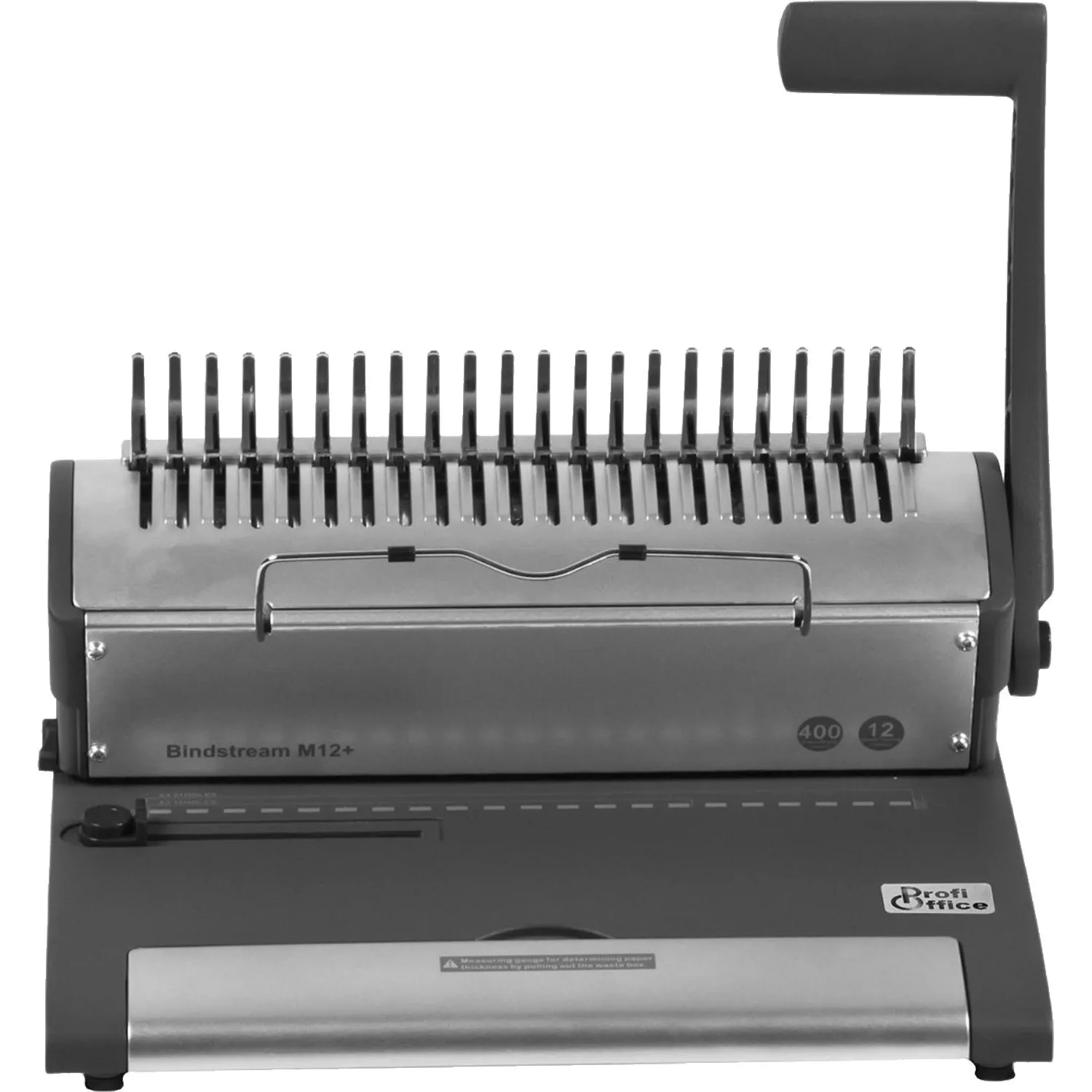 Брошюровщик ProfiOffice Bindstream M12 Plus, А4, 12л./400л., пл.пруж. - фото 3