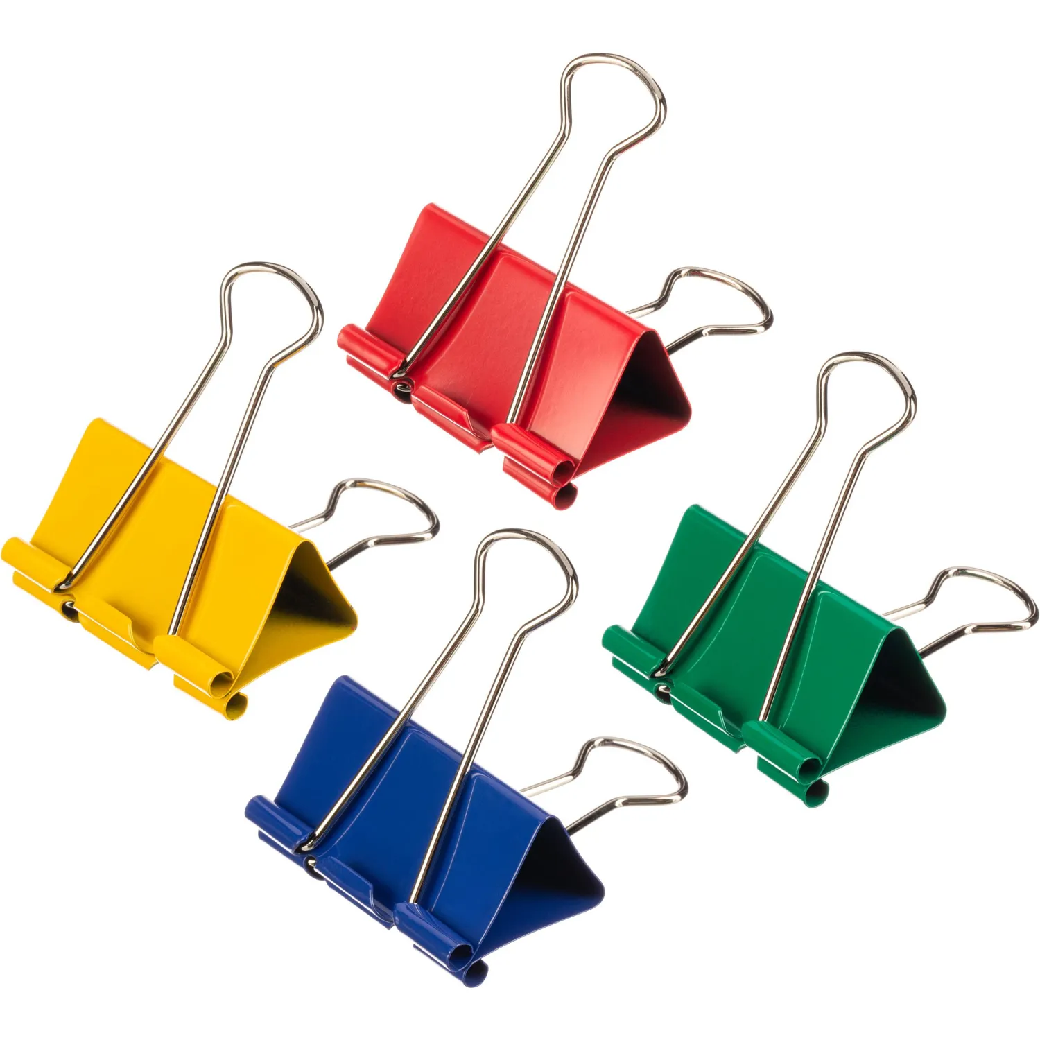 Зажимы для бумаг Attache Selection, 51мм, 12 шт, цветные, пласт.уп Зажимы для бумаг Attache Selection, 51мм, 12 шт, цветные, пласт.уп - фото 2