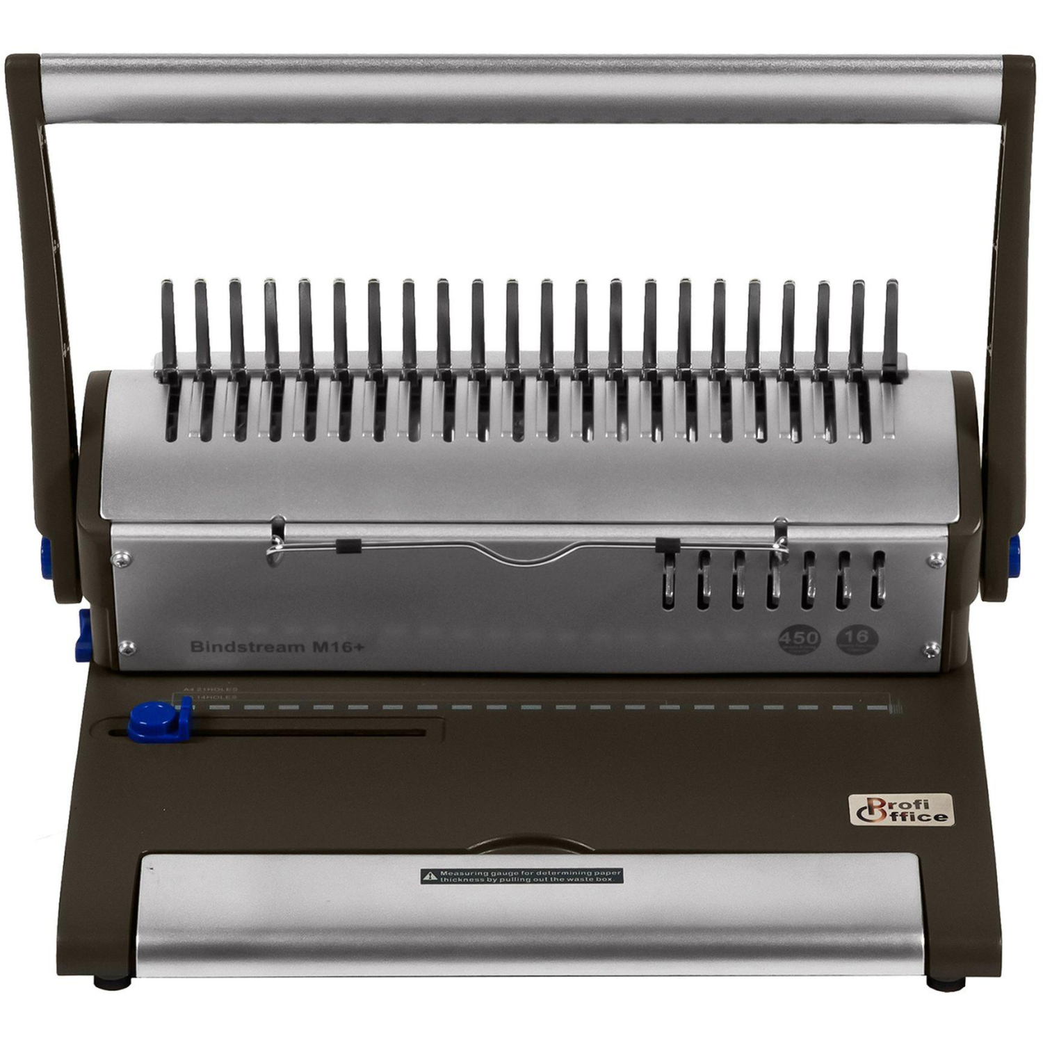 Брошюровщик ProfiOffice Bindstream M16 Plus, А4, 16л./450л., пл.пруж. - фото 3