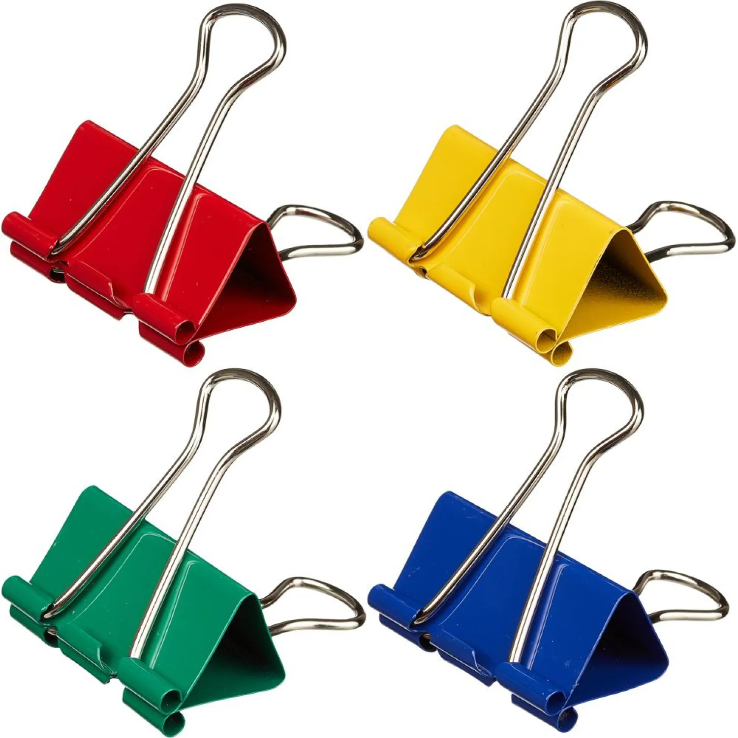 Зажимы для бумаг Attache Selection, 41мм, 24 шт, цветные, пласт.уп - фото 2