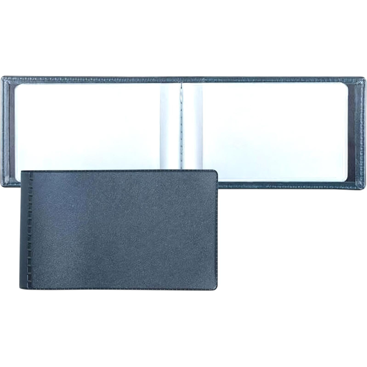 Визитница для 28 карт, горизонтальный, 60x100 мм, синий 2754-101 Визитница для 28 карт, горизонтальный, 60x100 мм, синий 2754-101 - фото 3