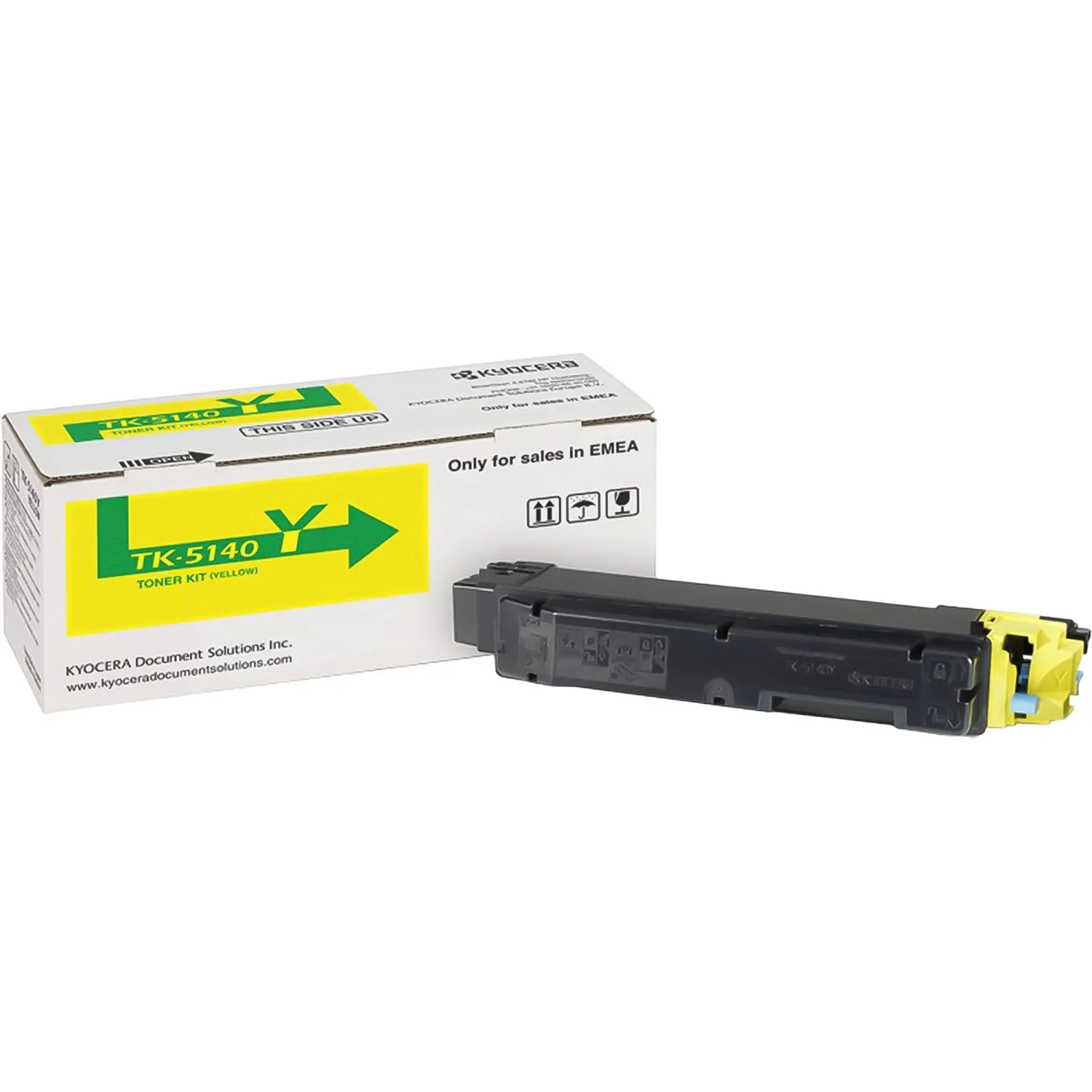 Тонер-картридж Kyocera TK-5140Y жел. для M6030cdn/M6530cdn/P6130cdn - фото 1