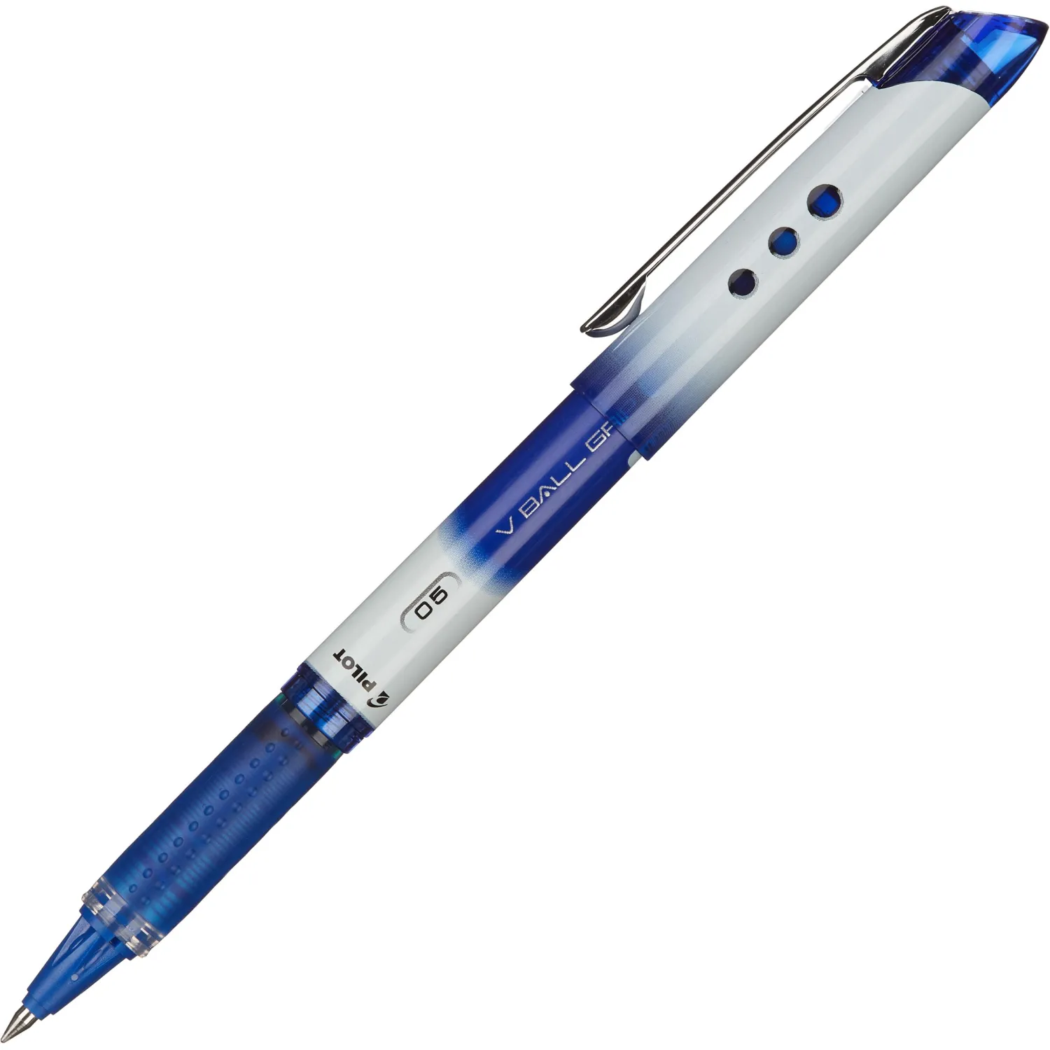 Роллер PILOT BLN-VBG5 резин. манжет жидкие чернила синий 0,5мм - фото 3