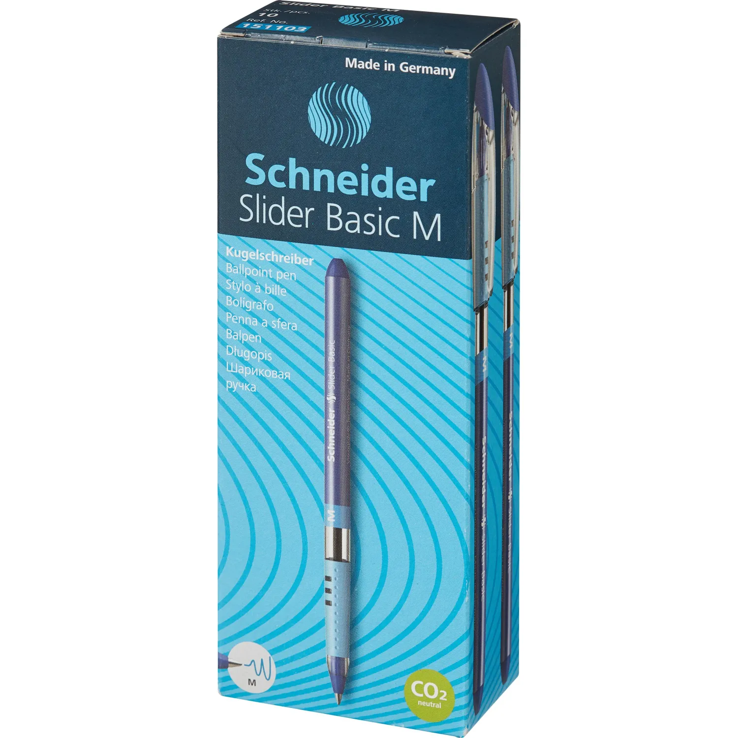 Ручка шариковая неавтомат. SCHNEIDER SLIDER син,0,5мм,масл.Германия - фото 6