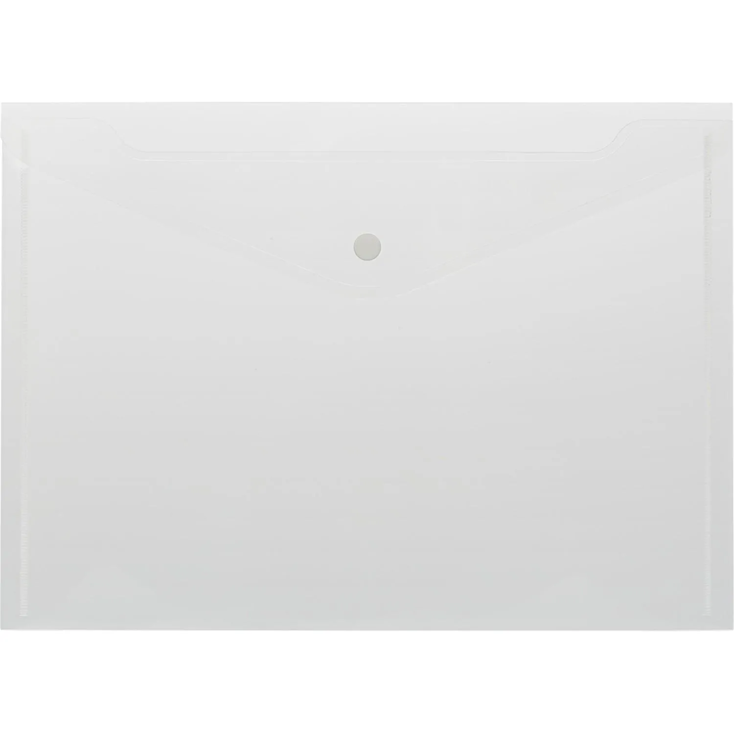 Папка-конверт на кнопке КНК 180 бесцв. прз. 10шт/уп Папка-конверт на кнопке КНК 180 бесцв. прз. 10шт/уп - фото 2