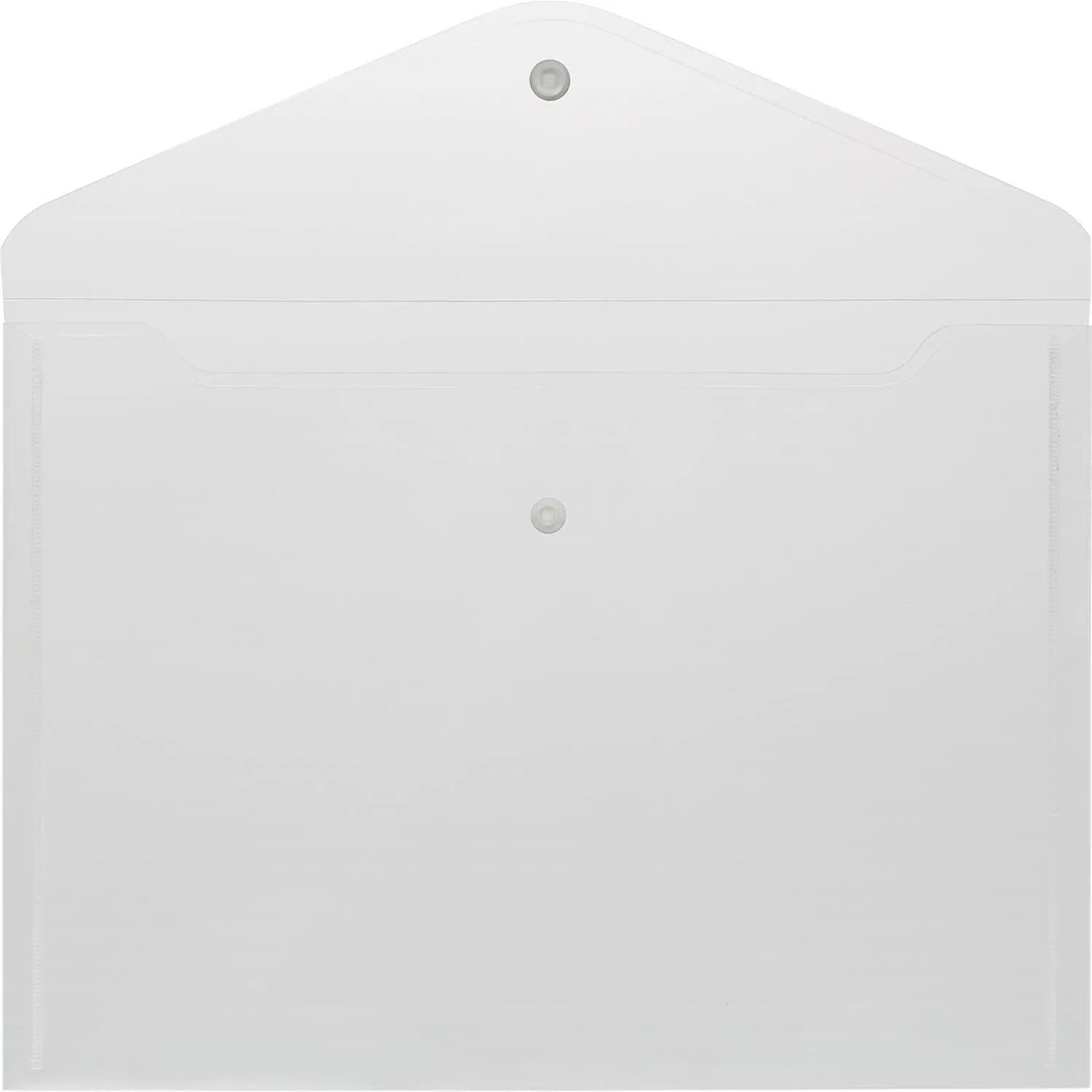 Папка-конверт на кнопке КНК 180 бесцв. прз. 10шт/уп Папка-конверт на кнопке КНК 180 бесцв. прз. 10шт/уп - фото 3