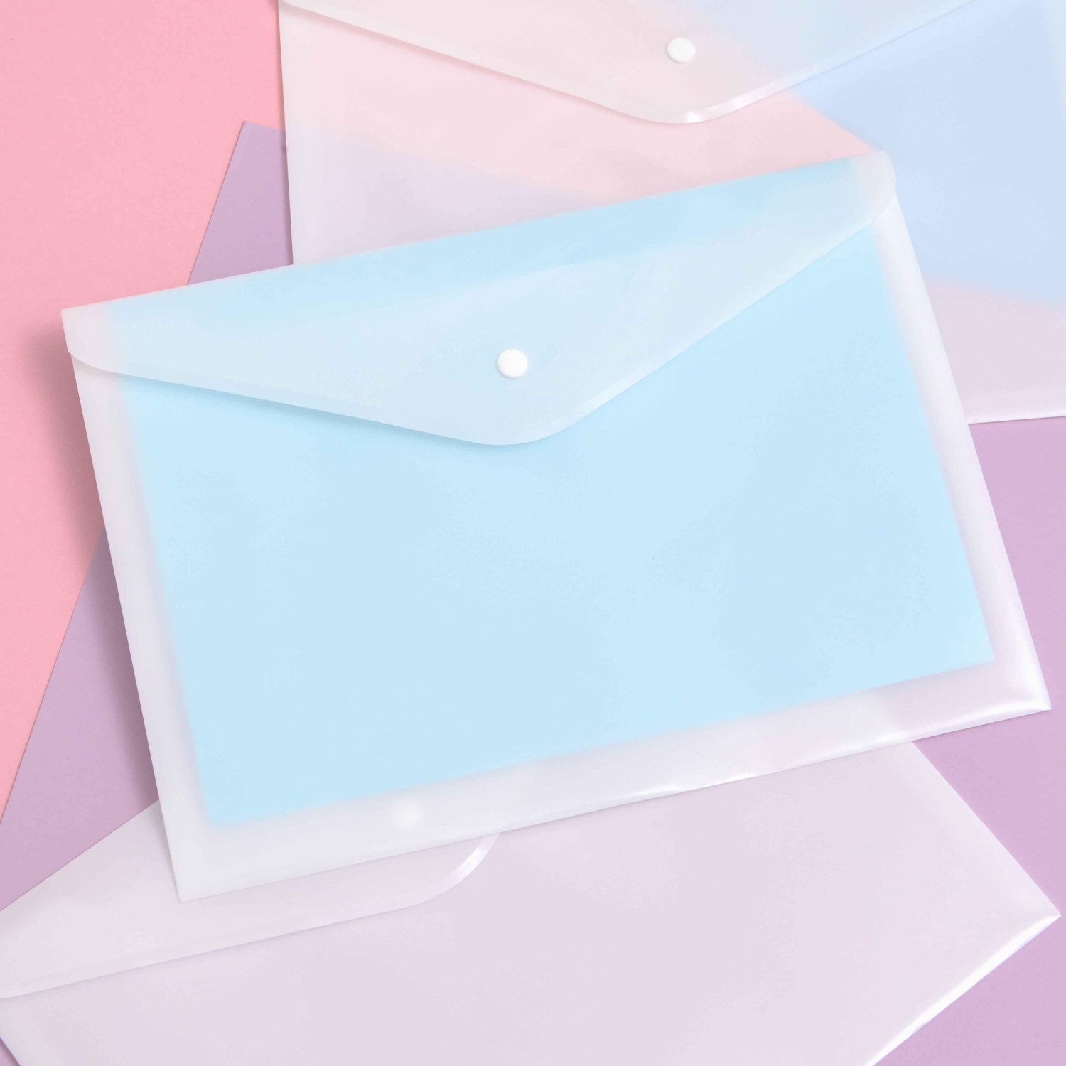 Папка-конверт на кнопке КНК 180 матовый 10шт/уп Папка-конверт на кнопке КНК 180 матовый 10шт/уп - фото 7