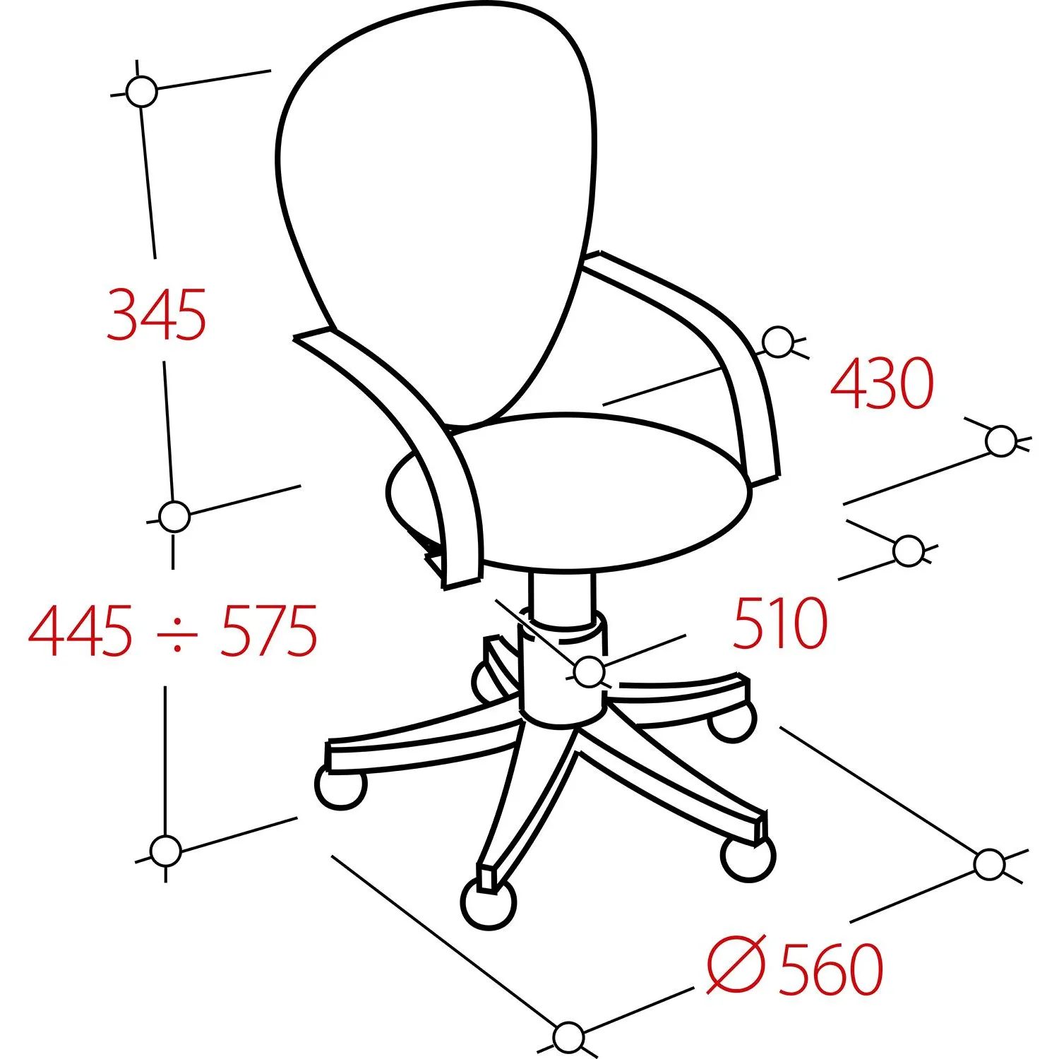 Кресло VB_Бюрократ CH-296NX(1296NX),ткань/сетка чер.15-21,id956343(442498) - фото 5