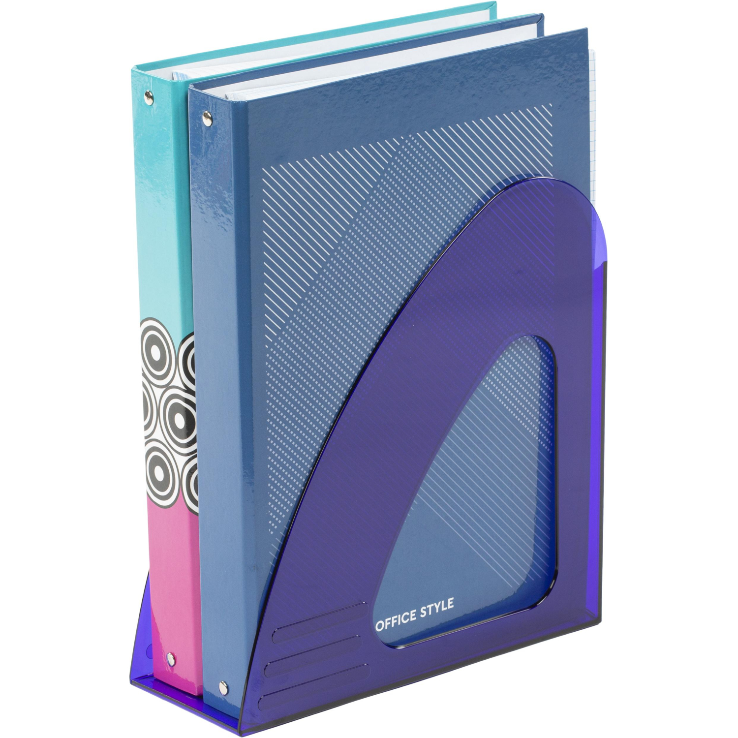 Лоток вертикальный Attache 90мм прозрачный си - фото 2