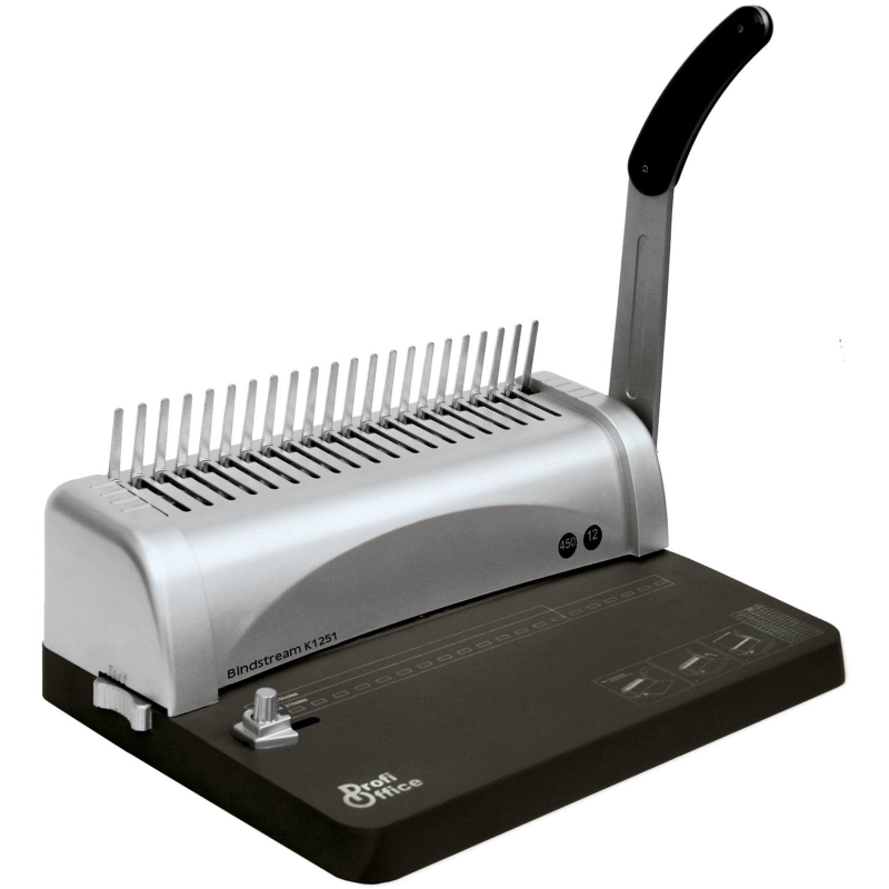 Брошюровщик ProfiOffice Bindstream K1251, А4, 12л./450л., пл.пруж. - фото 1