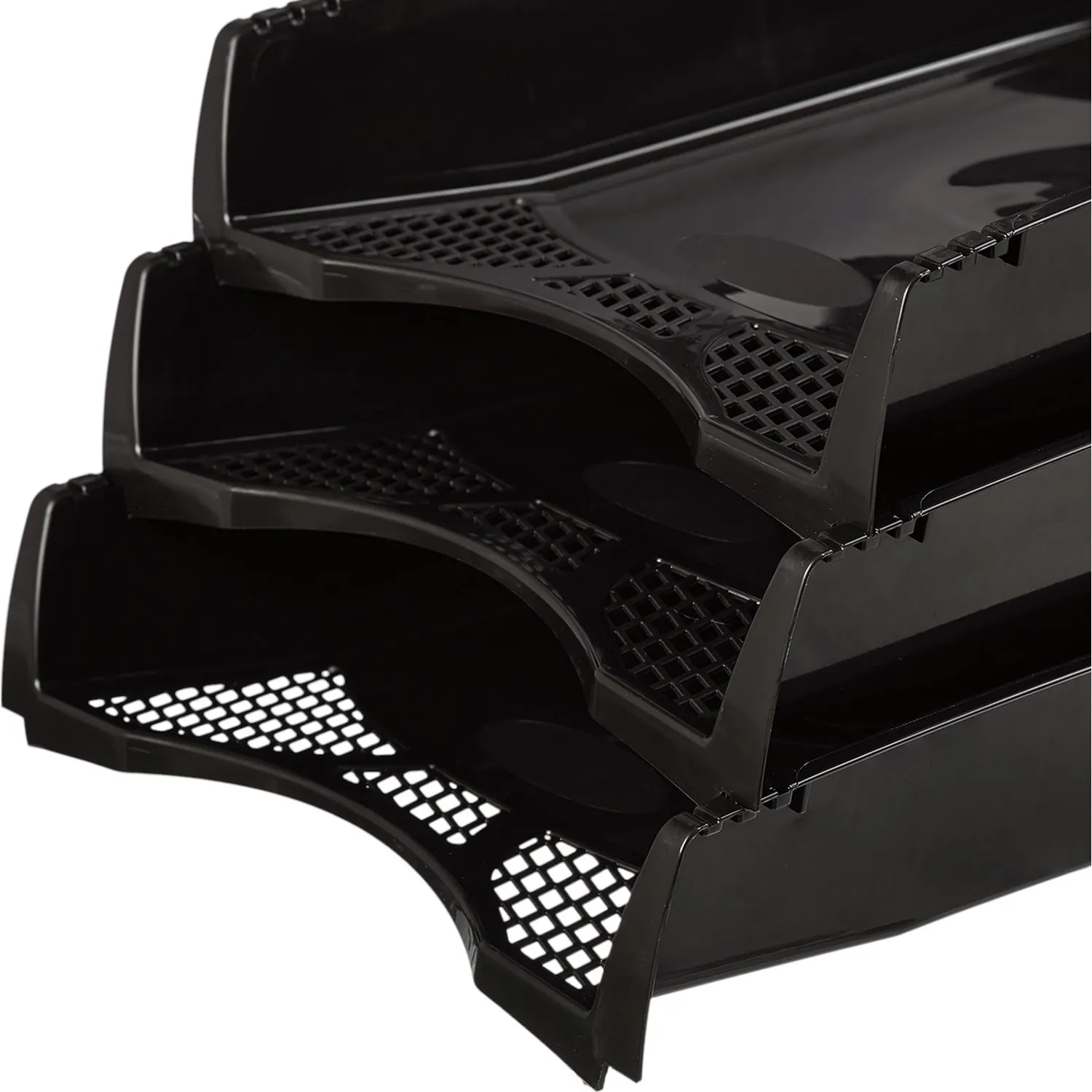 Лоток горизонтальный Attache Economy, черный Лоток горизонтальный Attache Economy, черный - фото 3