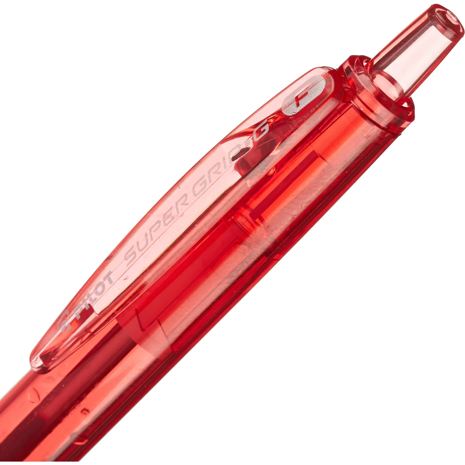 Ручка шариковая автомат. PILOTSuperGrip BPGG-8R-F-Rрез.манж.крас 0.22 - фото 2