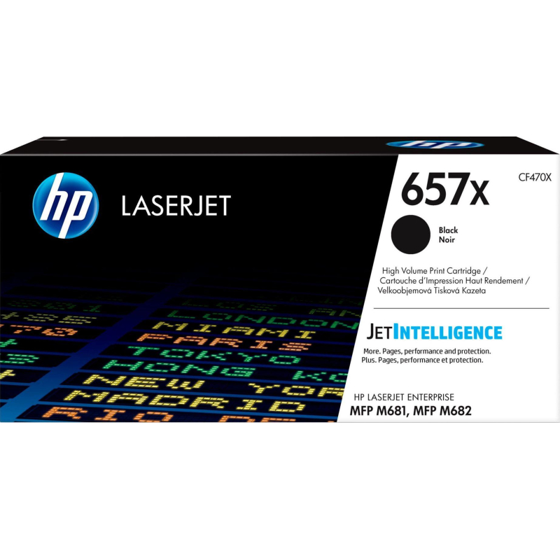 Картридж лазерный HP 657X CF470X чер. пов.емк. для M681dh - фото 1