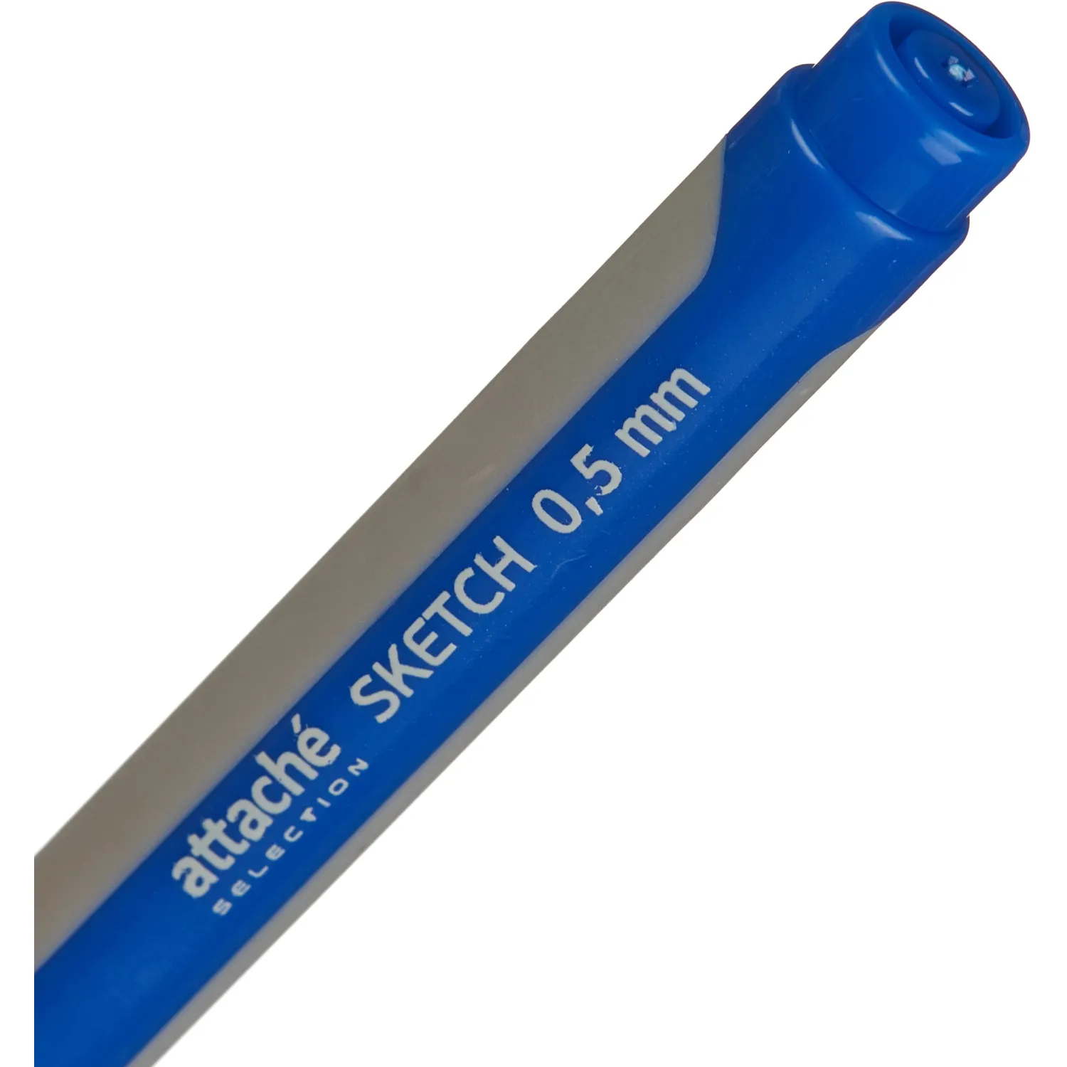 Линер Attache Selection корпус soft touch 0,5мм синий - фото 5