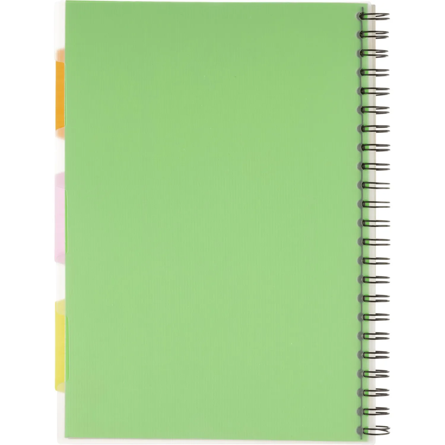 Бизнес-тетрадь 140л,кл,А4,SPIRAL BOOK Салатовый,евросп,обл.пл,раздел.84102 - фото 14