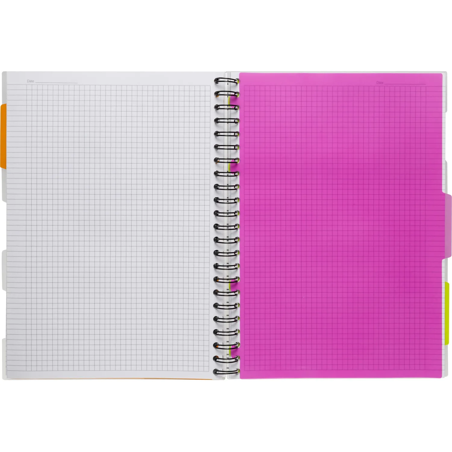 Бизнес-тетрадь 140л,кл,А4,SPIRAL BOOK Розовый,евроспир,обл.пласт,разд.84105 - фото 9