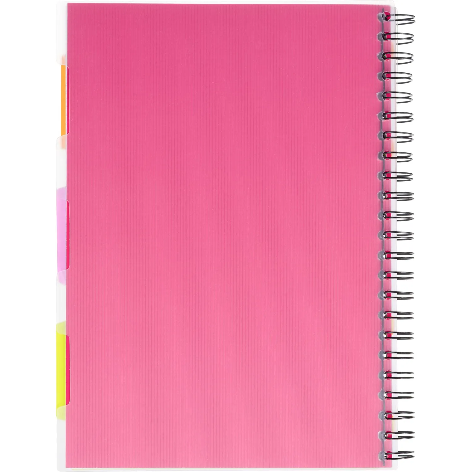 Бизнес-тетрадь 140л,кл,А4,SPIRAL BOOK Розовый,евроспир,обл.пласт,разд.84105 - фото 13