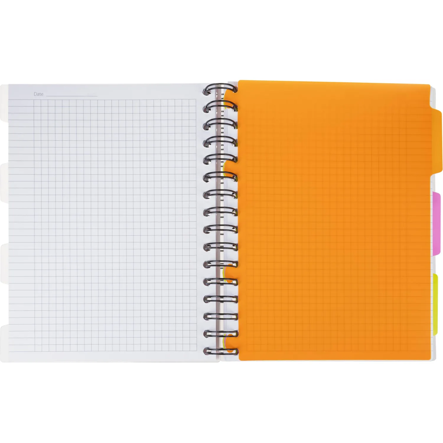 Бизнес-тетрадь 140л,кл,А5,SPIRAL BOOK Синий,евроспир,обл.пласт,раздел.84113 - фото 8