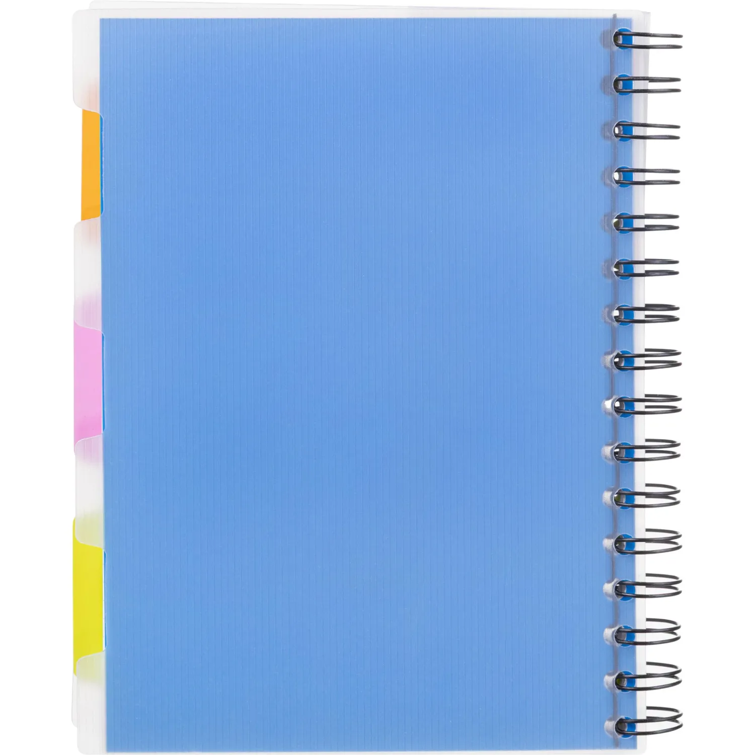 Бизнес-тетрадь 140л,кл,А5,SPIRAL BOOK Синий,евроспир,обл.пласт,раздел.84113 - фото 13