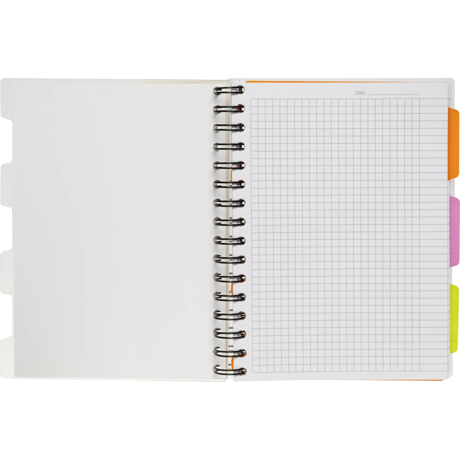 Бизнес-тетрадь 140л,кл,А5,SPIRAL BOOK Серый,евроспир,обл.пласт,раздел.84109 - фото 7