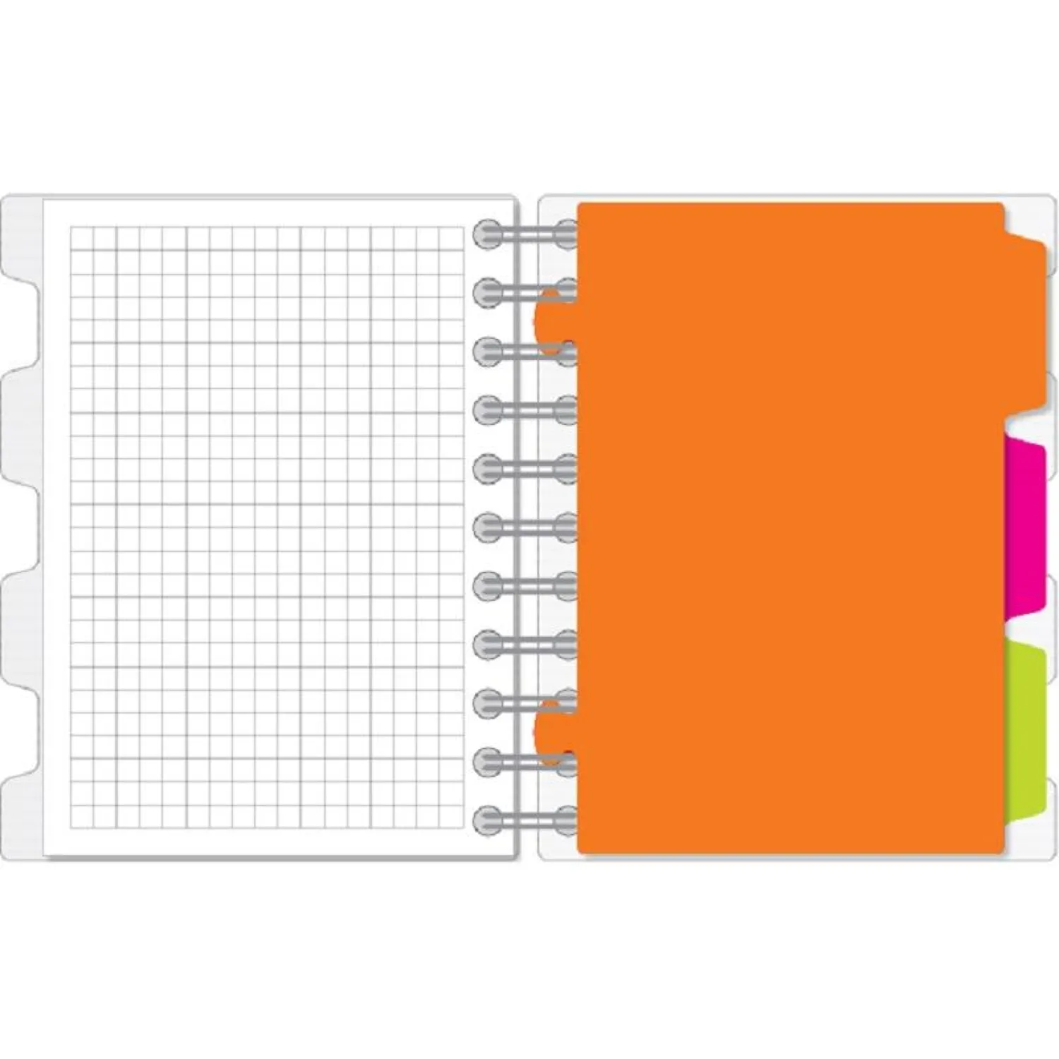 Бизнес-тетрадь 140л,кл,А6,SPIRAL BOOK Салатовый,евросп,обл.пл,раздел.84114 - фото 2