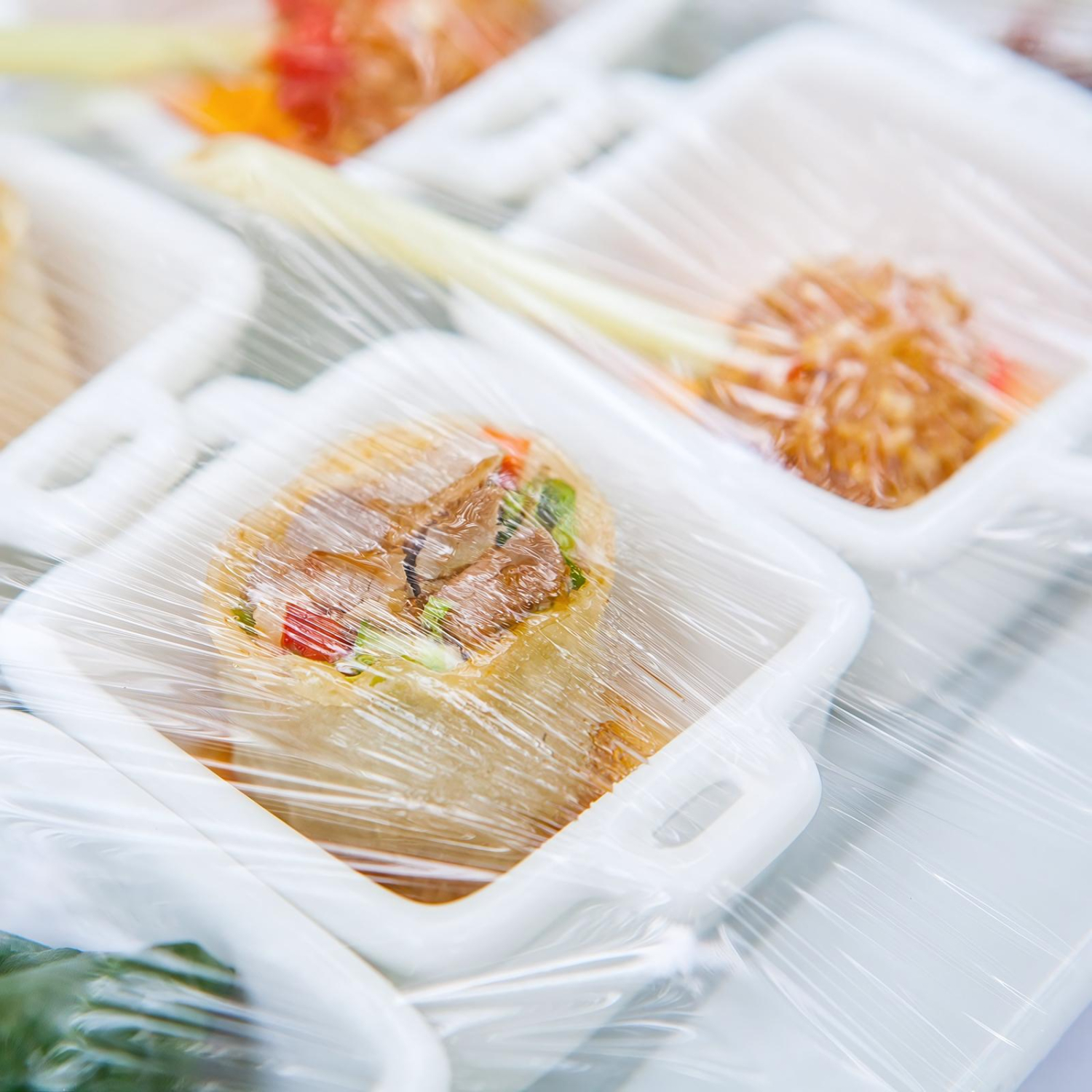 Пленка пищевая п/э 45см х 200м 7мкм прозрачная Пленка пищевая п/э 45см х 200м 7мкм прозрачная - фото 3