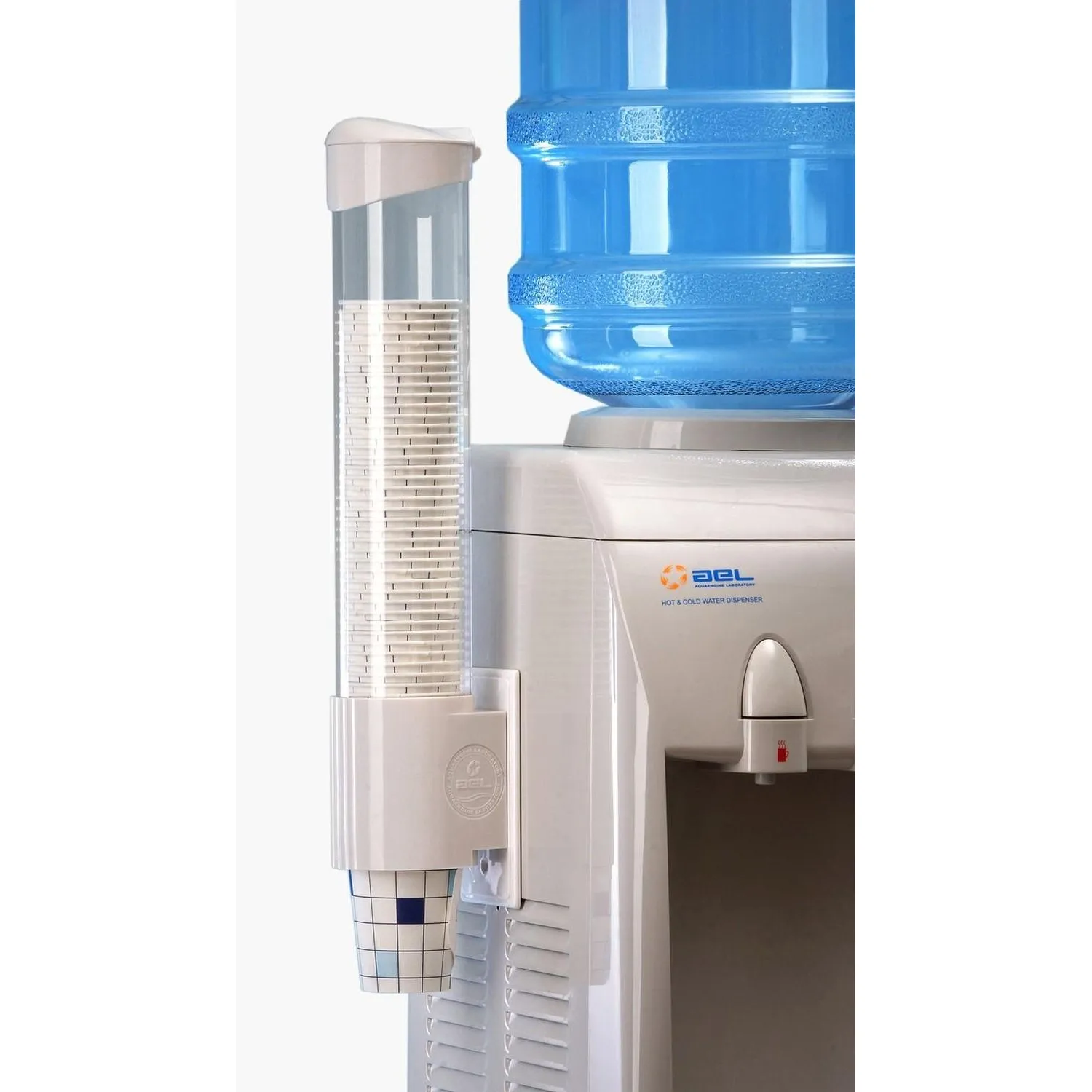 Держатель для стаканов на винтах AEL белый - фото 2