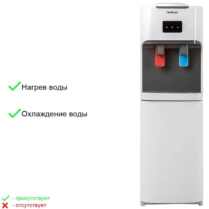 Кулер для воды HotFrost V115C , компрессорный, шкафчик - фото 3