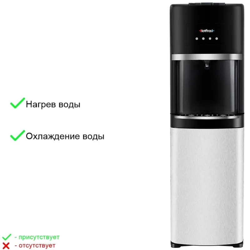 Кулер для воды HotFrost 35 AEN электронный, нижняя загрузка - фото 4