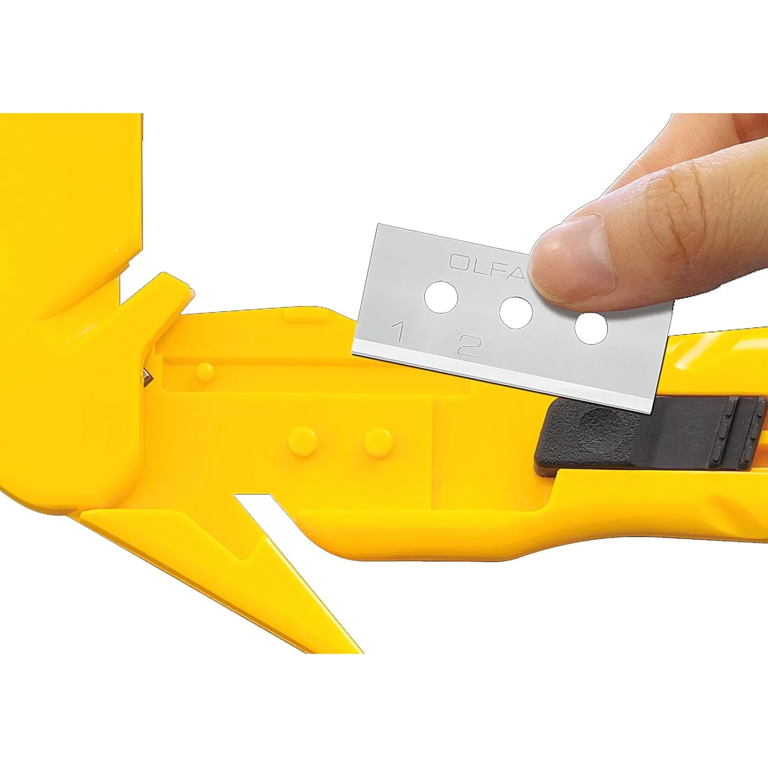 Нож промышленный 17,8 мм OLFA HOBBY CRAFT MODELS, . (OL-SK-10),цв.желтый - фото 5
