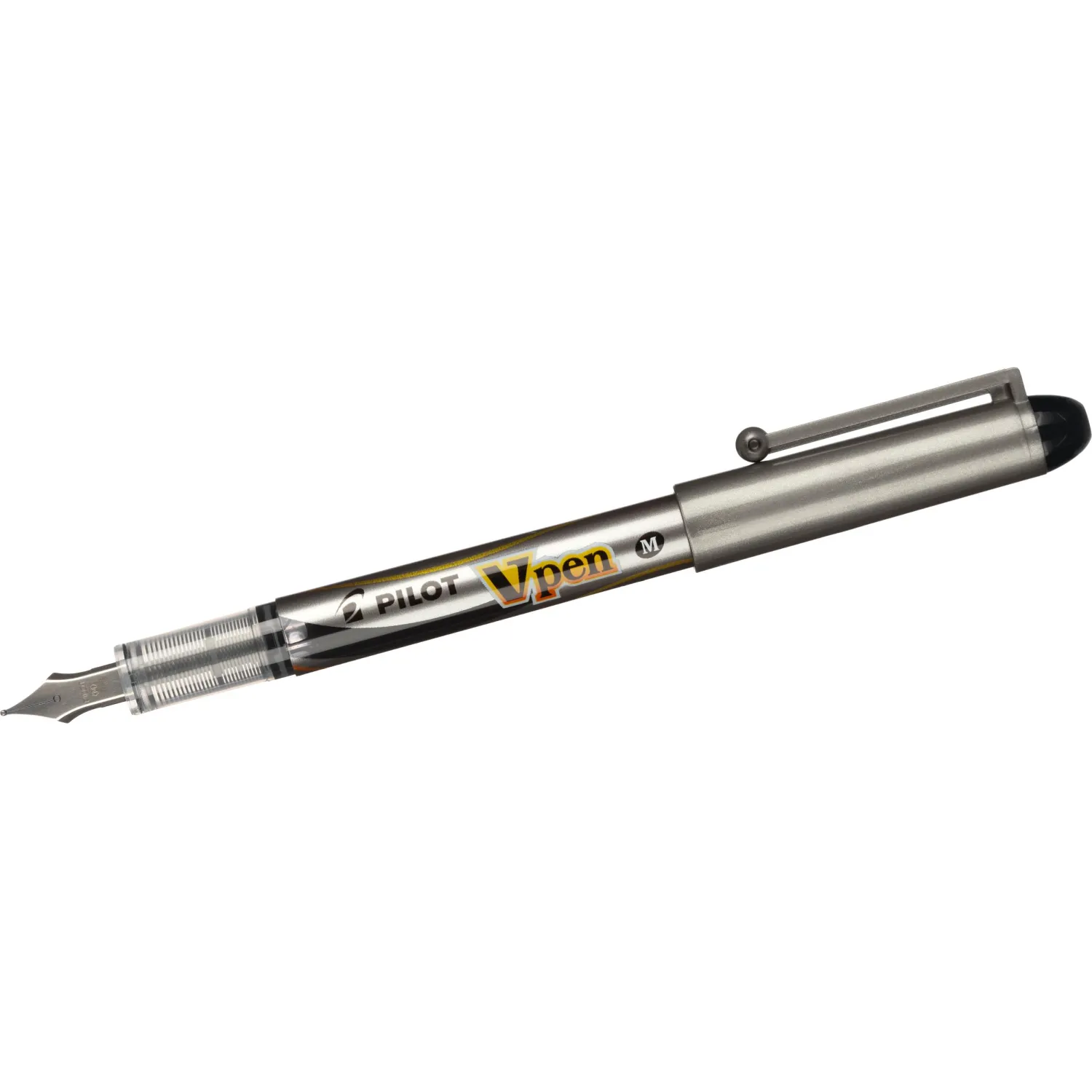 Ручка перьевая PILOT одноразовая SVP-4M V-Pen, черные чернила, 0,4мм - фото 5