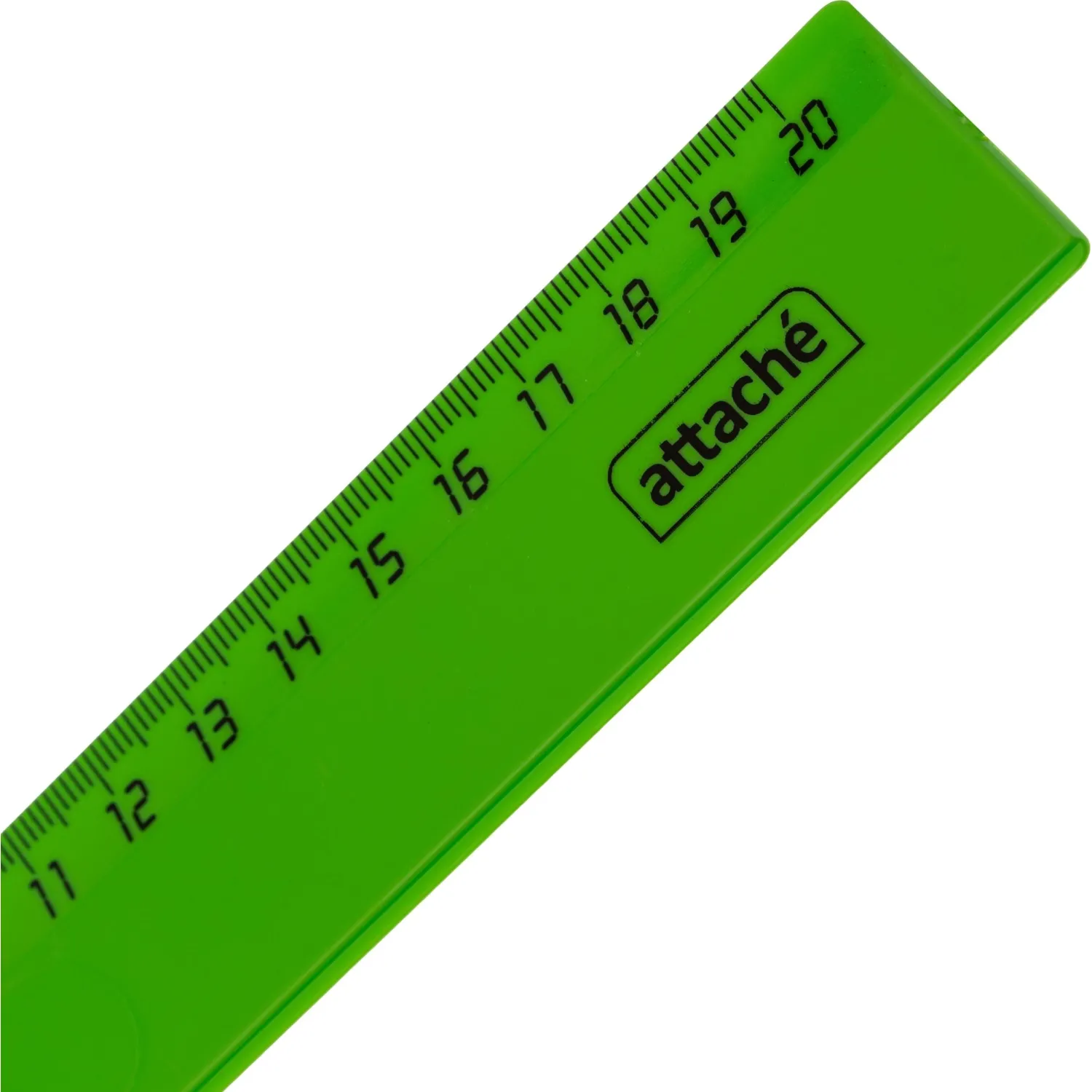 Линейка 20см Attache 4 шт/уп цвет в ассортименте - фото 2
