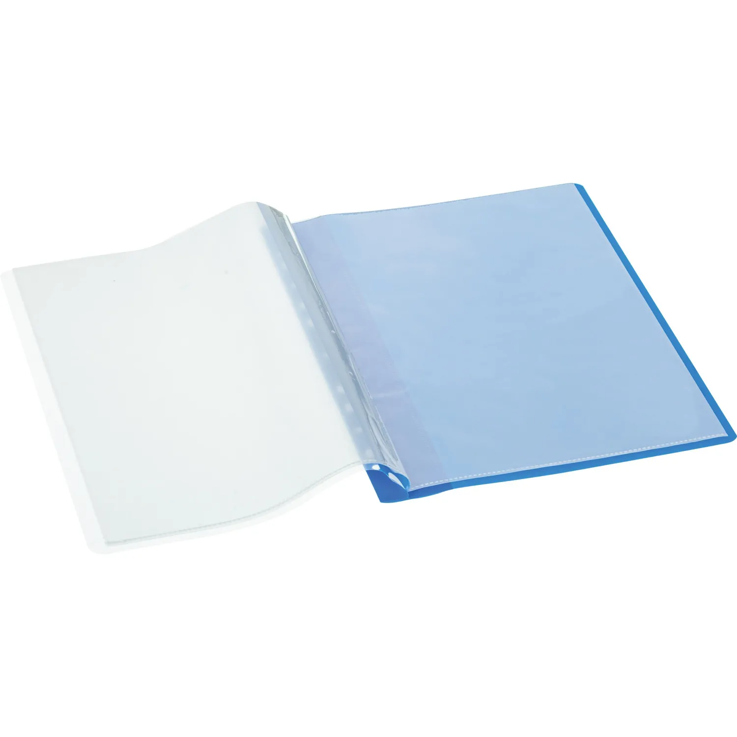 Папка файловая с перфорацией Attache Economy 10 синяя 30мкм файлы - фото 2