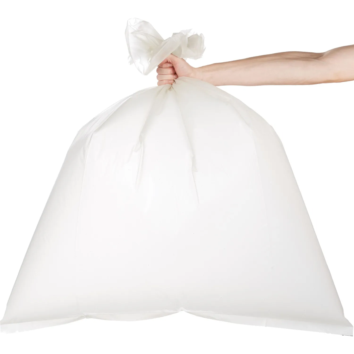 Мешки для мусора ПВД 160л 90х110см 60мкм прозрачные 10шт/рул ЭЛ - фото 3