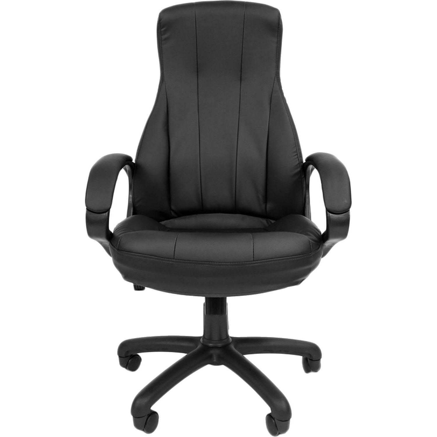 Кресло RC_РК 190 экокожа черная, пластик - фото 2