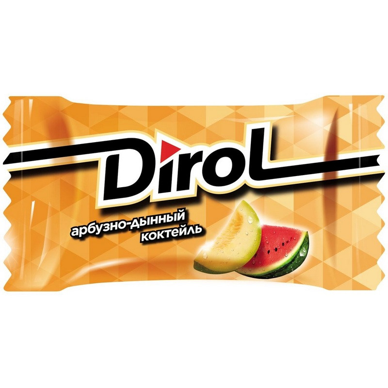 Жевательная резинка DIROL Арбузно-Дынный Коктейль (100 шт в упаковке), 272г - фото 2