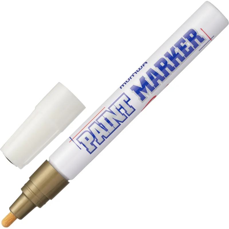 Маркер лаковый MunHwa 4 мм золото - фото 1