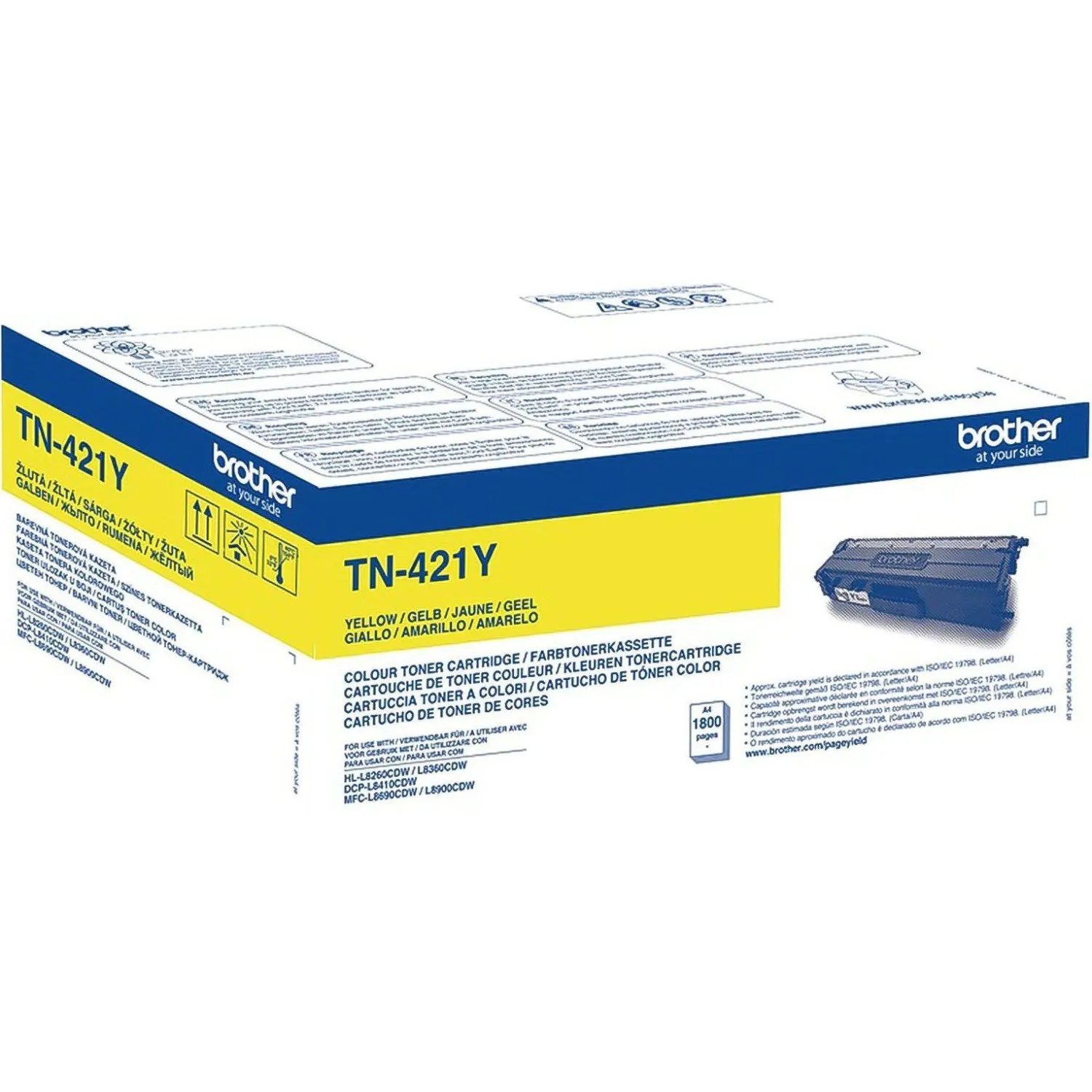 Тонер-картридж Brother TN-421Y жел. для HL-L8260CDW - фото 1