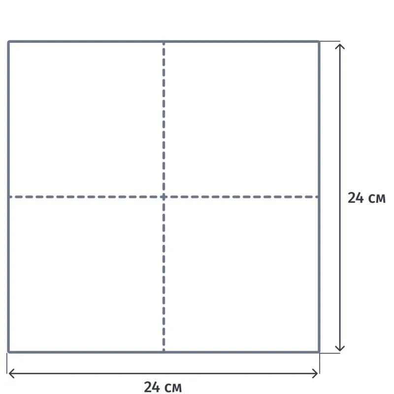 Салфетки бумажные 2-сл. 24х24 черные 250 шт./уп Салфетки бумажные 2-сл. 24х24 черные 250 шт./уп - фото 2