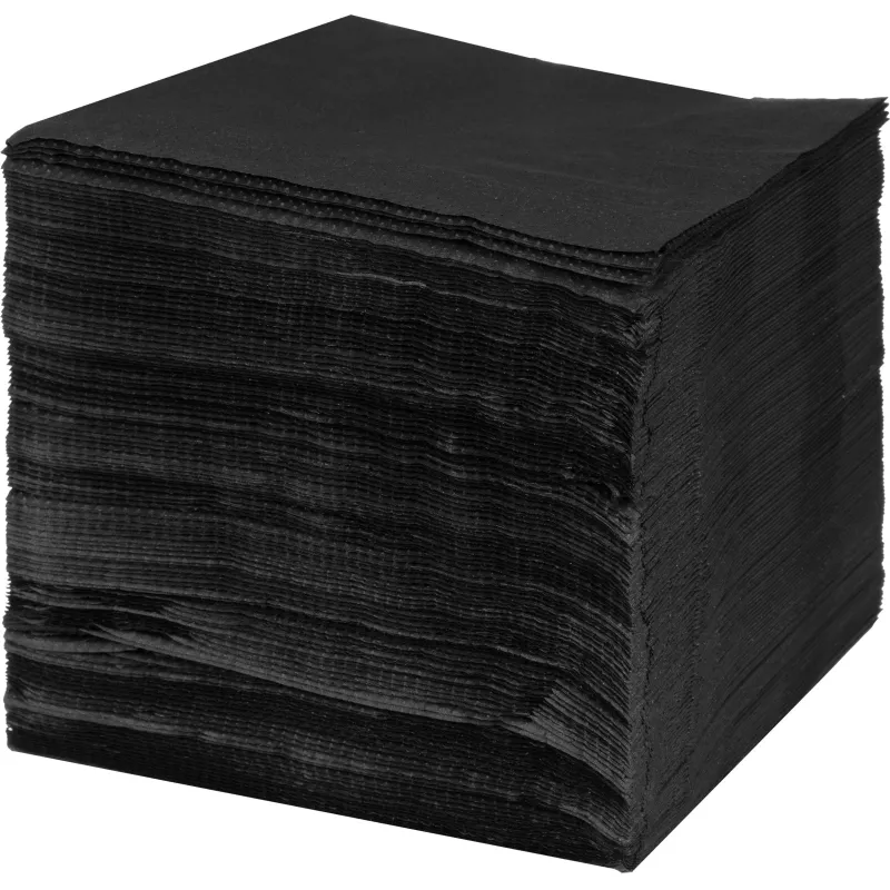 Салфетки бумажные 2-сл. 24х24 черные 250 шт./уп Салфетки бумажные 2-сл. 24х24 черные 250 шт./уп - фото 4