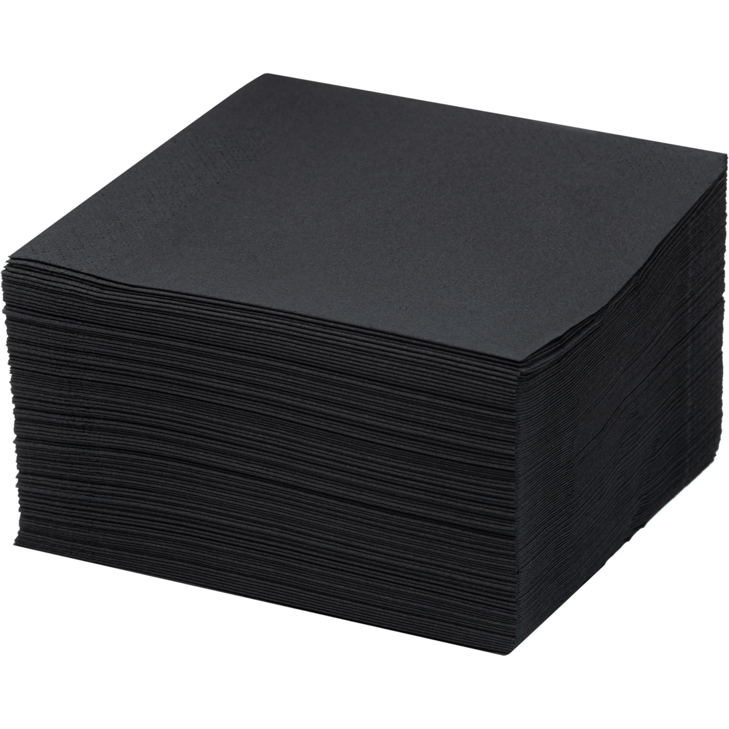 Салфетки бумажные 2-сл. 33х33 черные 200 шт./уп - фото 4